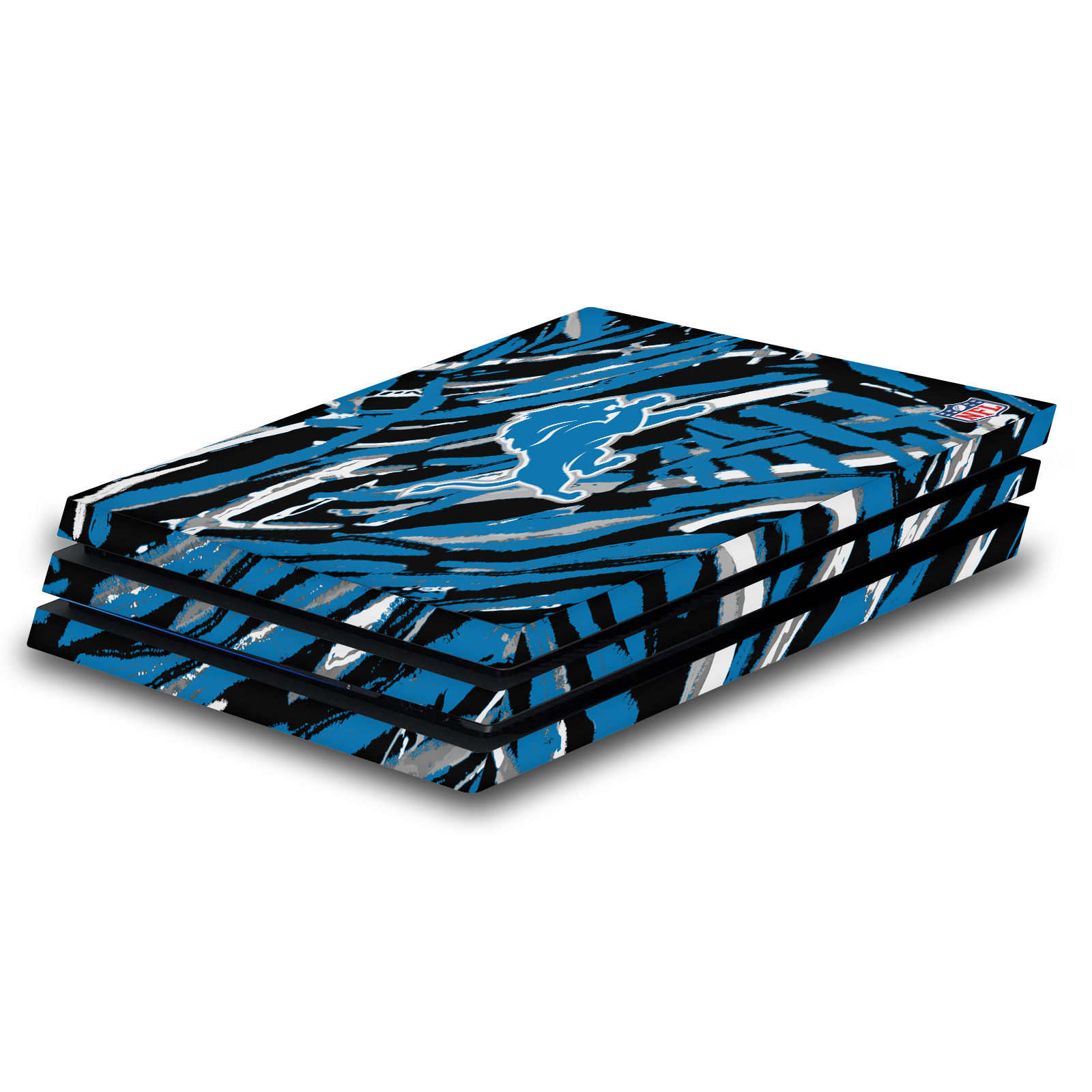 OFFICIAL NFL DETROIT LIONS VINYL STICKER SKIN DECAL FOR SONY PS4 PRO CONSOLE