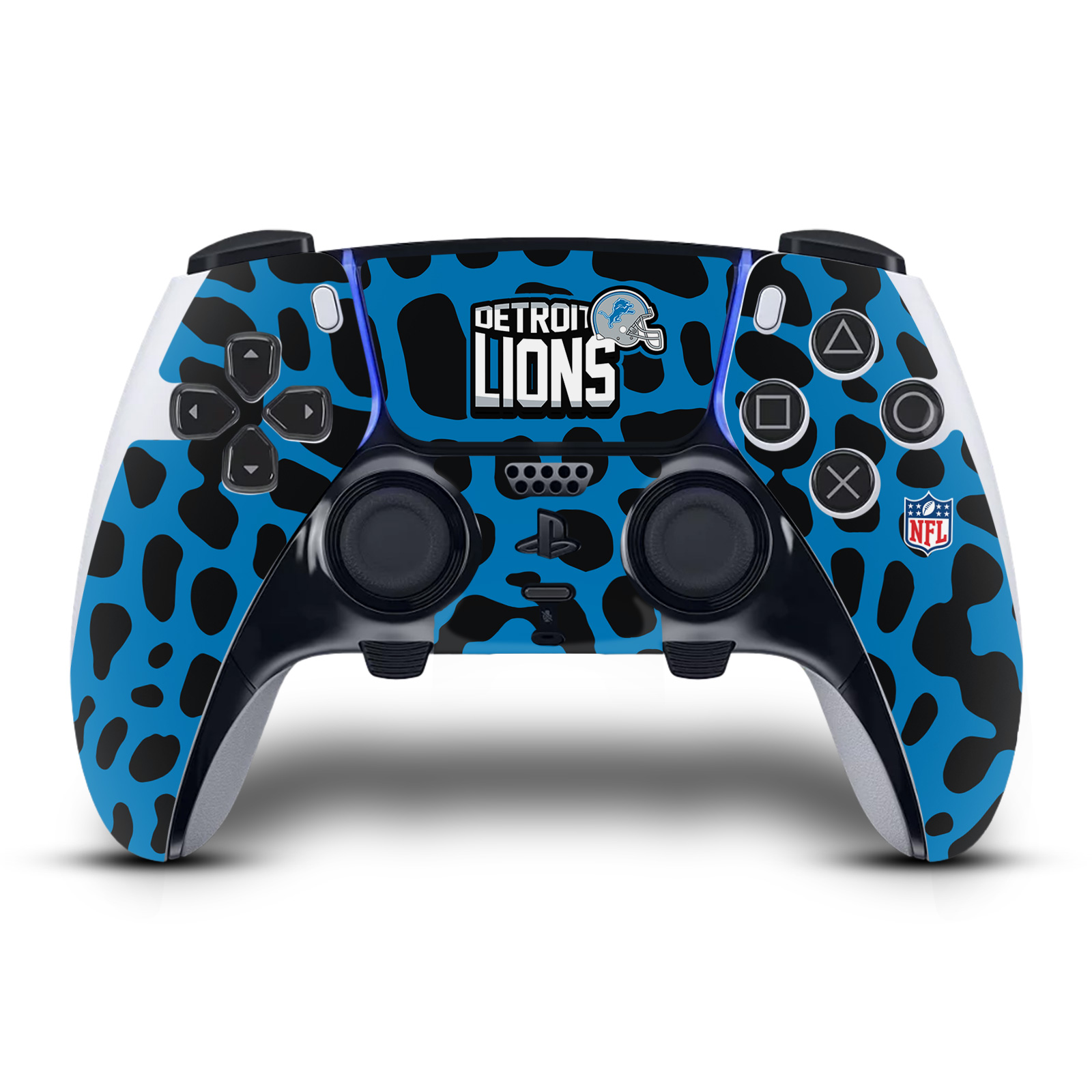 OFFICIAL NFL DETROIT LIONS VINYL SKIN FOR SONY PS5 DUALSENSE EDGE CONTROLLER