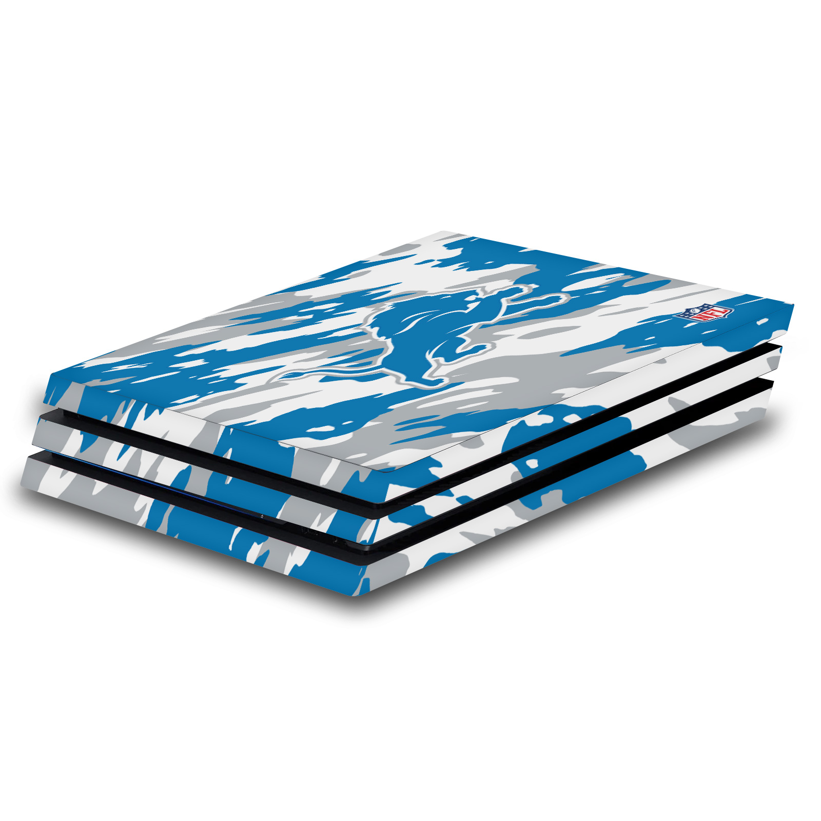 OFFICIAL NFL DETROIT LIONS VINYL STICKER SKIN DECAL FOR SONY PS4 PRO CONSOLE