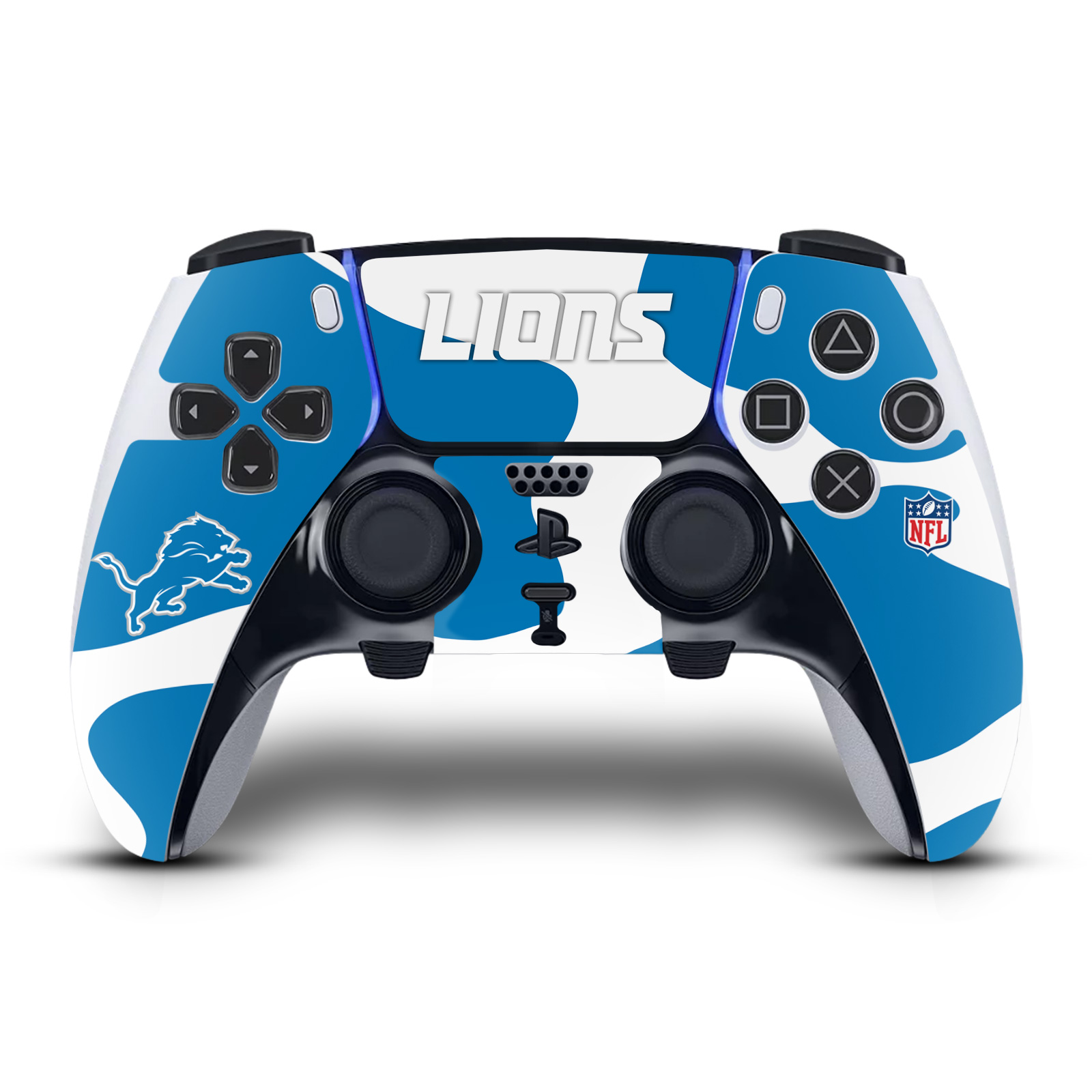 OFFICIAL NFL DETROIT LIONS VINYL SKIN FOR SONY PS5 DUALSENSE EDGE CONTROLLER