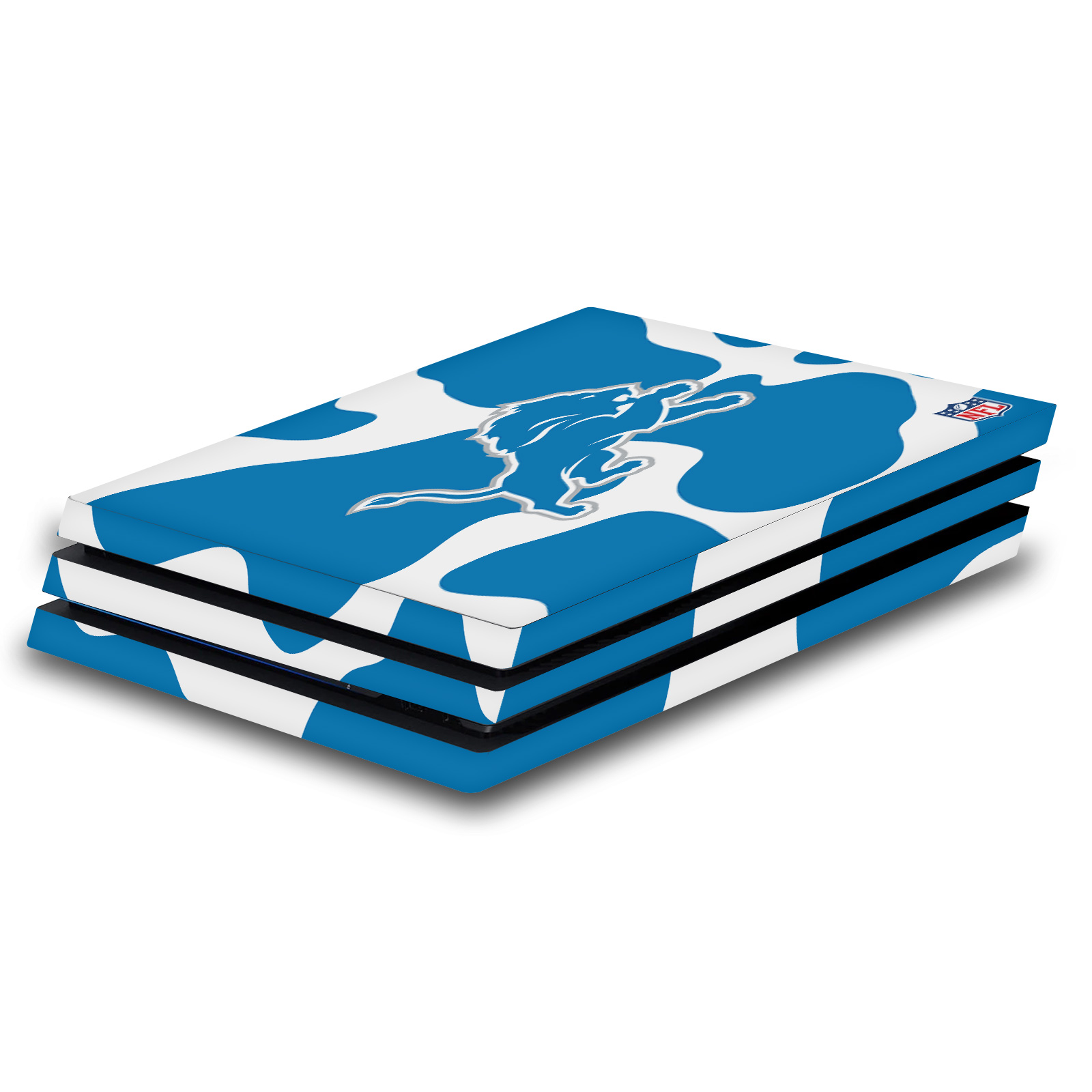 OFFICIAL NFL DETROIT LIONS VINYL STICKER SKIN DECAL FOR SONY PS4 PRO CONSOLE