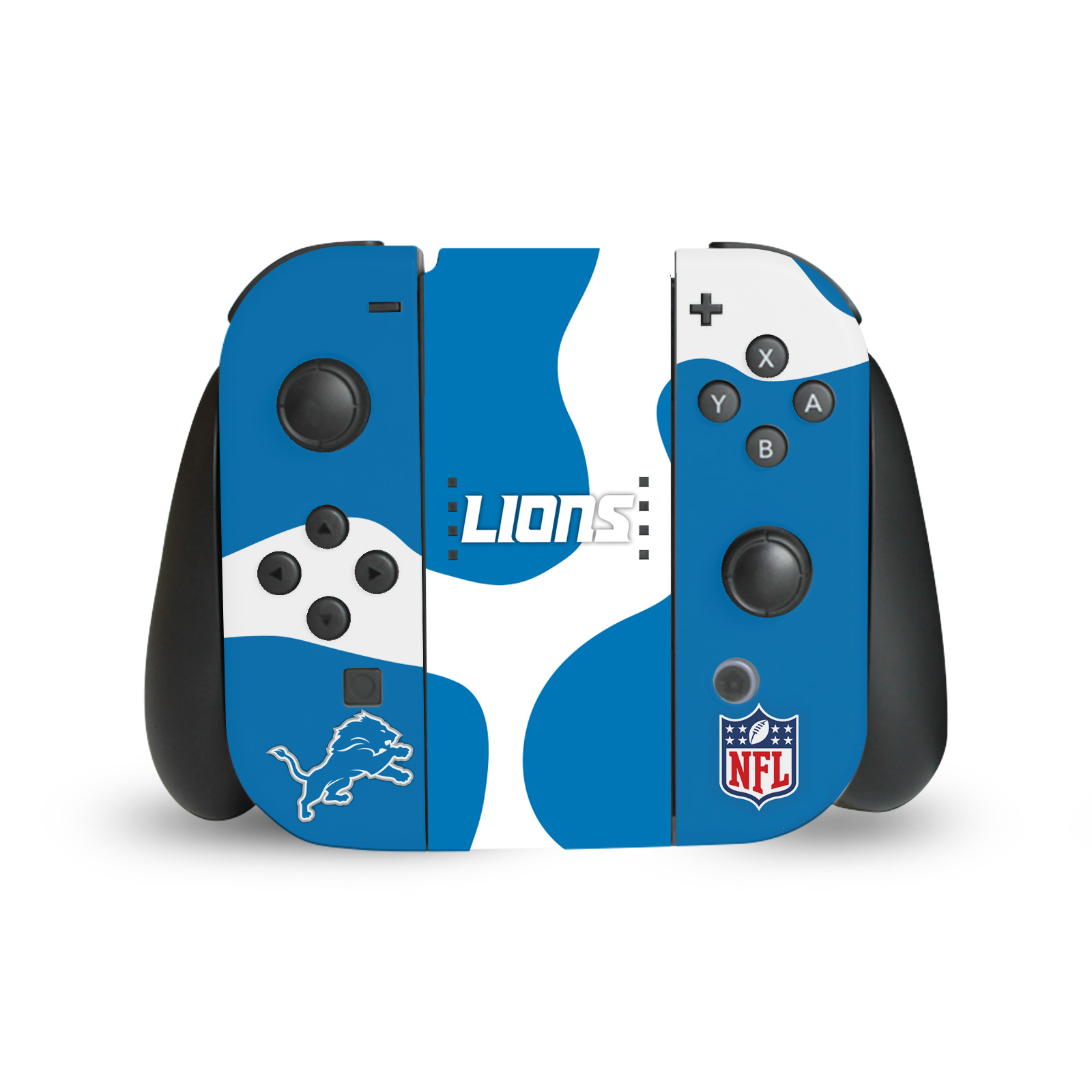 OFFICIAL NFL DETROIT LIONS VINYL SKIN DECAL FOR NINTENDO SWITCH JOY CONTROLLER