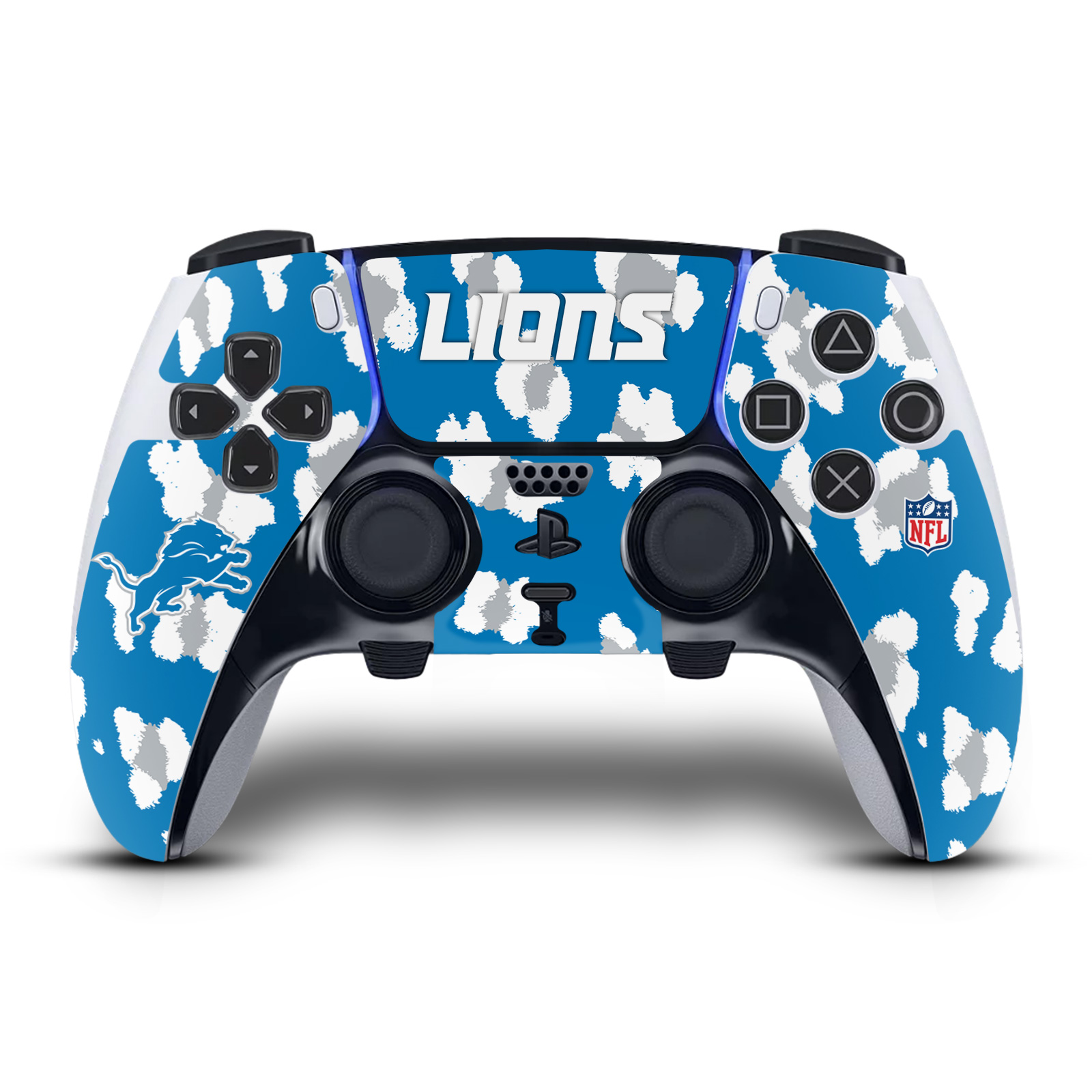 OFFICIAL NFL DETROIT LIONS VINYL SKIN FOR SONY PS5 DUALSENSE EDGE CONTROLLER