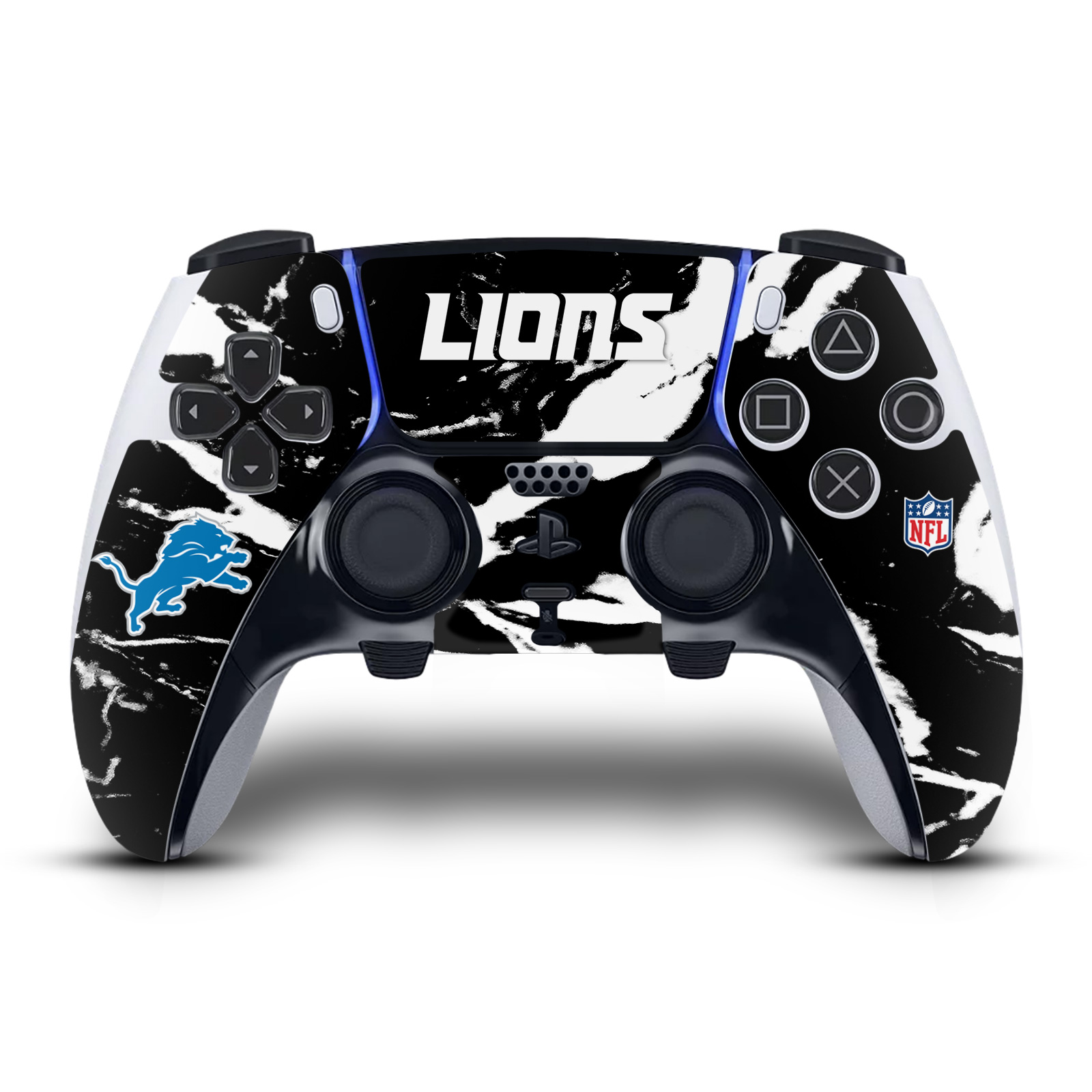 OFFICIAL NFL DETROIT LIONS VINYL SKIN FOR SONY PS5 DUALSENSE EDGE CONTROLLER