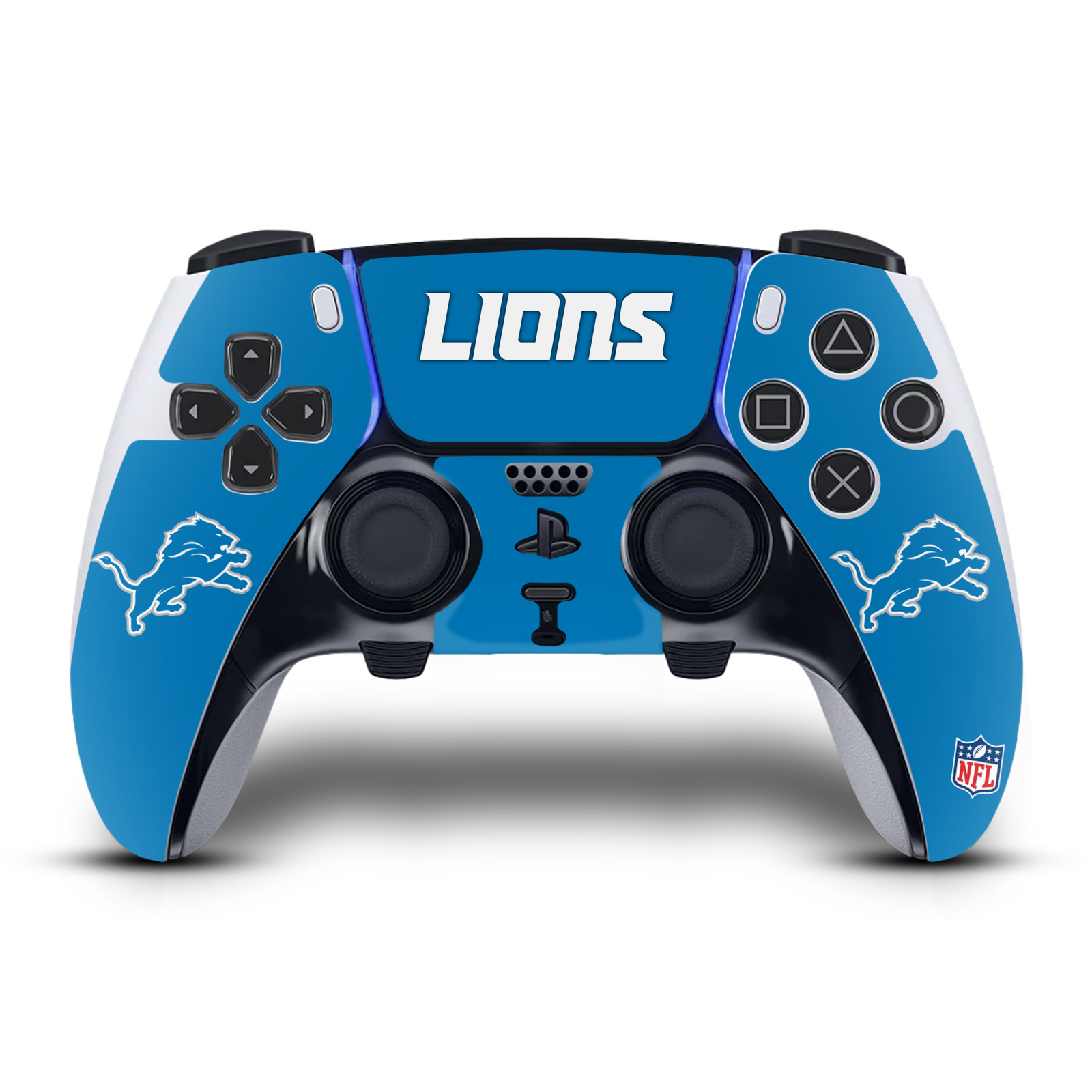 OFFICIAL NFL DETROIT LIONS VINYL SKIN FOR SONY PS5 DUALSENSE EDGE CONTROLLER