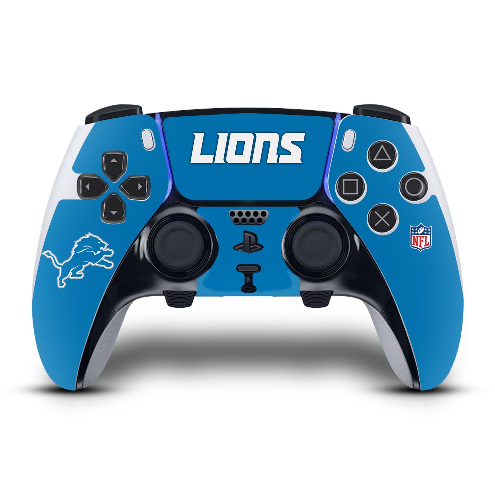 OFFICIAL NFL DETROIT LIONS VINYL SKIN FOR SONY PS5 DUALSENSE EDGE CONTROLLER