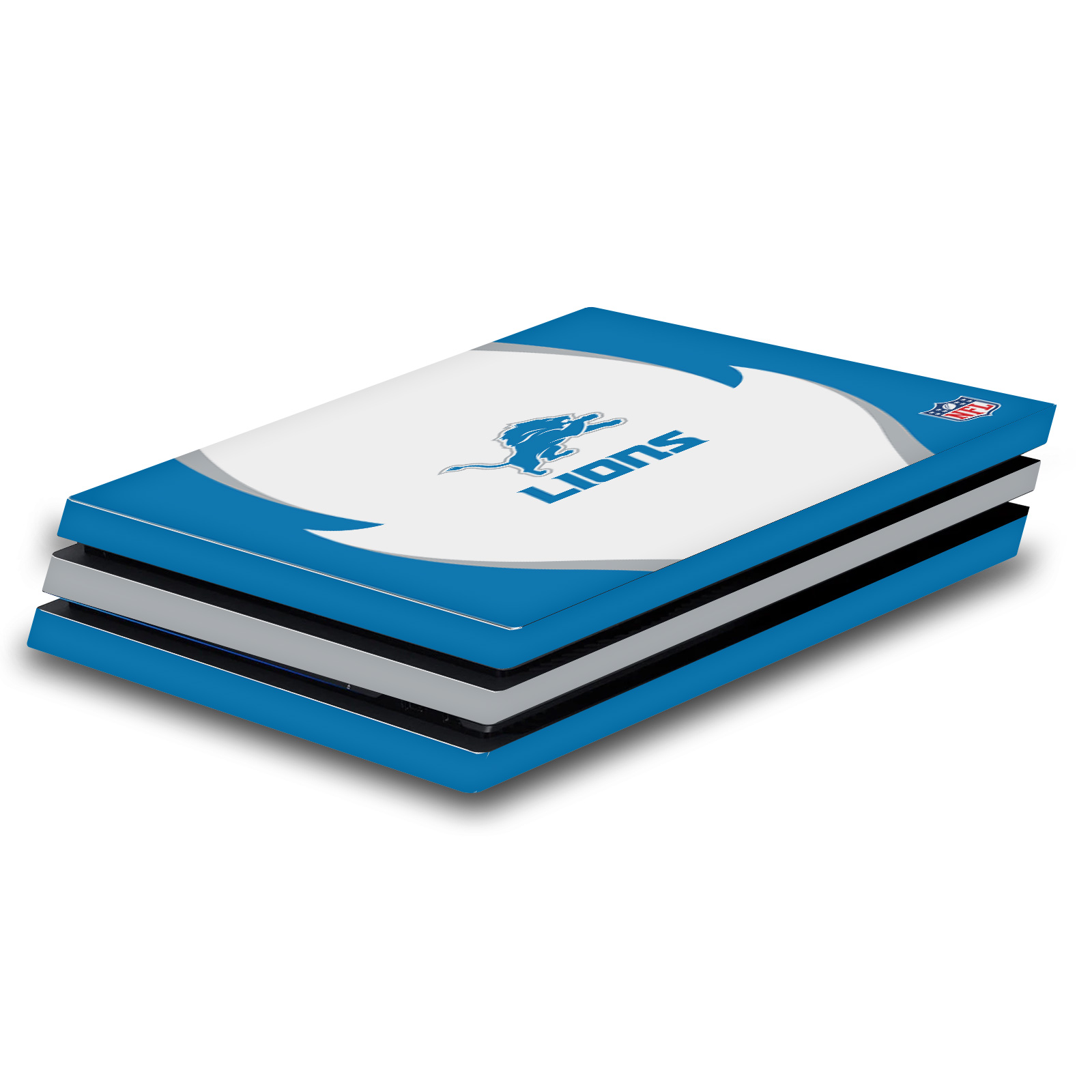 OFFICIAL NFL DETROIT LIONS VINYL STICKER SKIN DECAL FOR SONY PS4 PRO CONSOLE