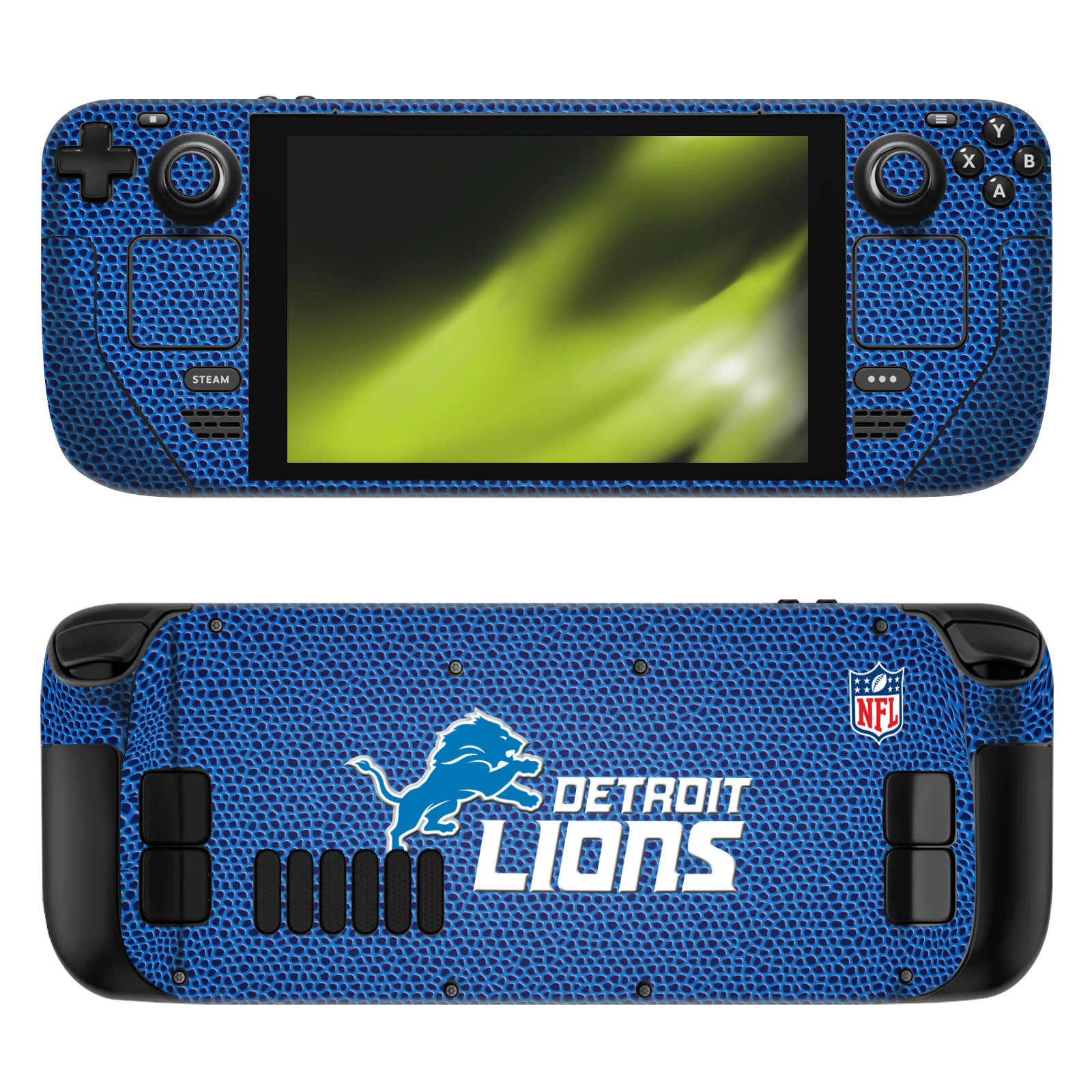 OFFICIAL NFL DETROIT LIONS VINYL STICKER SKIN DECAL COVER FOR STEAM DECK