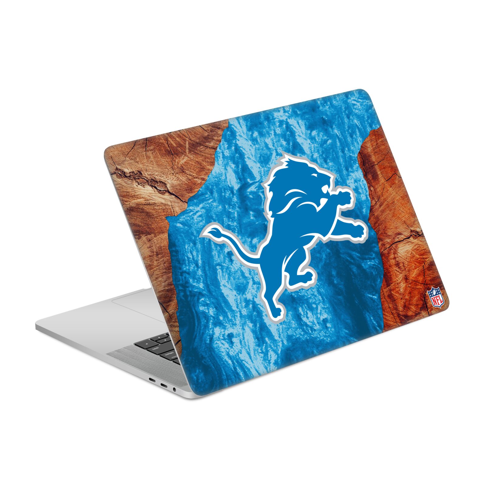 OFFICIAL NFL DETROIT LIONS VINYL SKIN DECAL FOR APPLE MACBOOK AIR PRO 13 - 16 - Picture 21 of 21