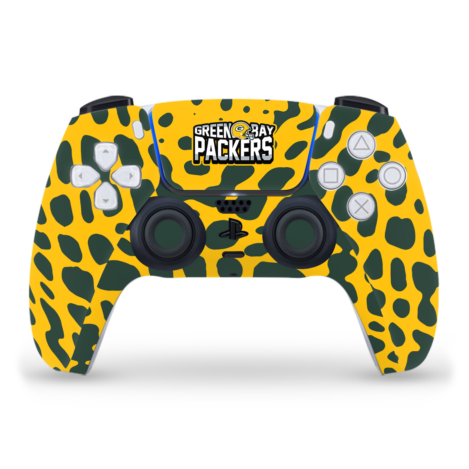 OFFICIAL NFL GREEN BAY PACKERS VINYL SKIN FOR PS5 SONY DUALSENSE CONTROLLER