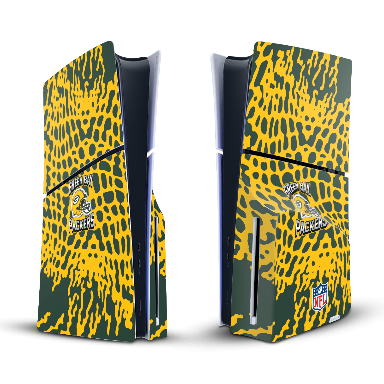 NFL GREEN BAY PACKERS VINYL SKIN DECAL FOR SONY PS5 SLIM DISC EDITION CONSOLE