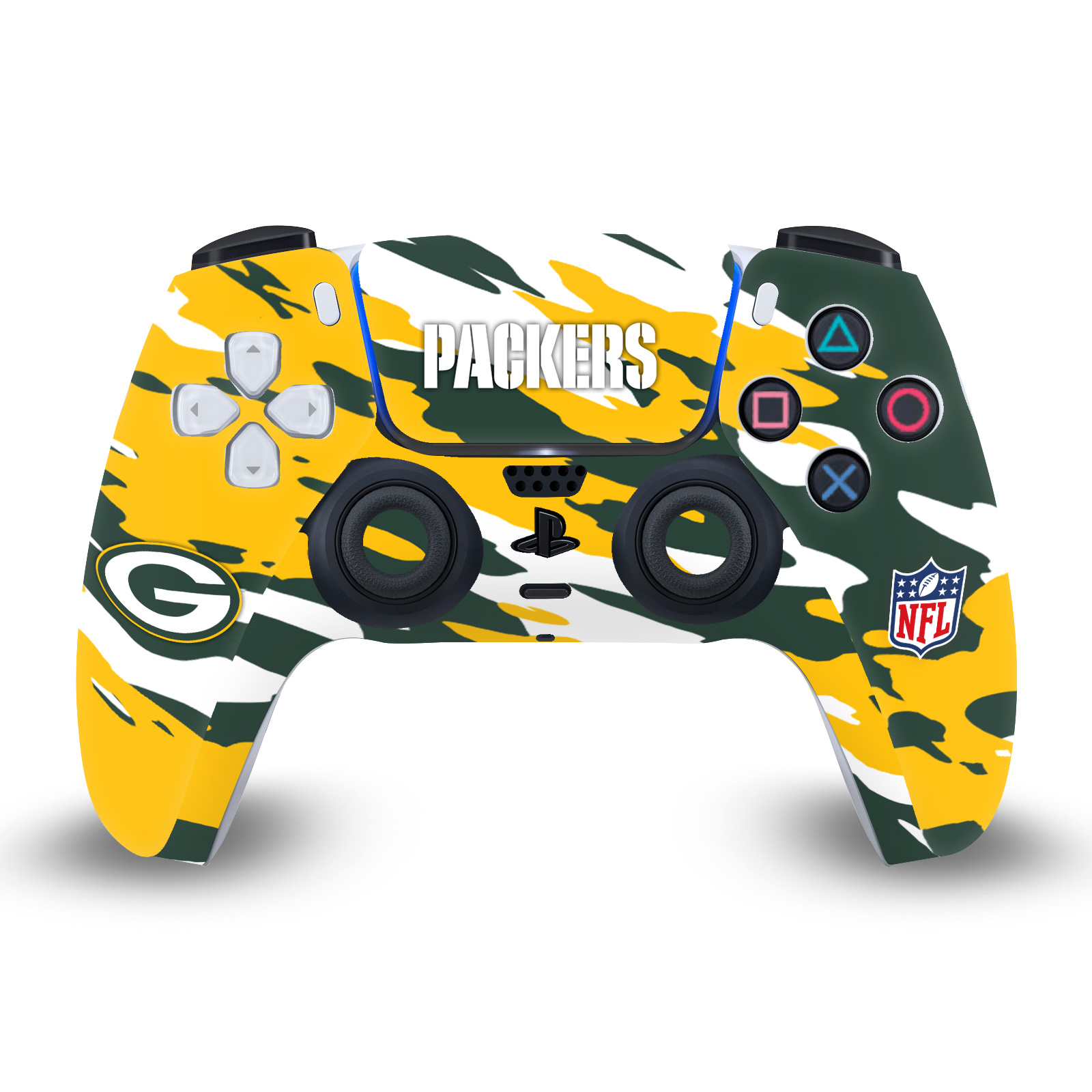 OFFICIAL NFL GREEN BAY PACKERS VINYL SKIN FOR PS5 SONY DUALSENSE CONTROLLER