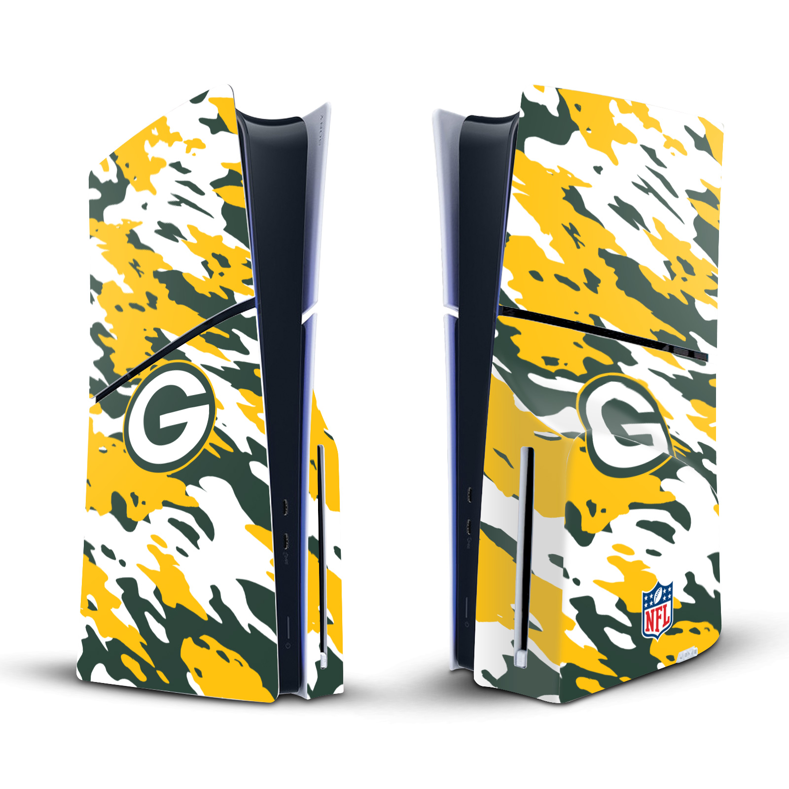 NFL GREEN BAY PACKERS VINYL SKIN DECAL FOR SONY PS5 SLIM DISC EDITION CONSOLE