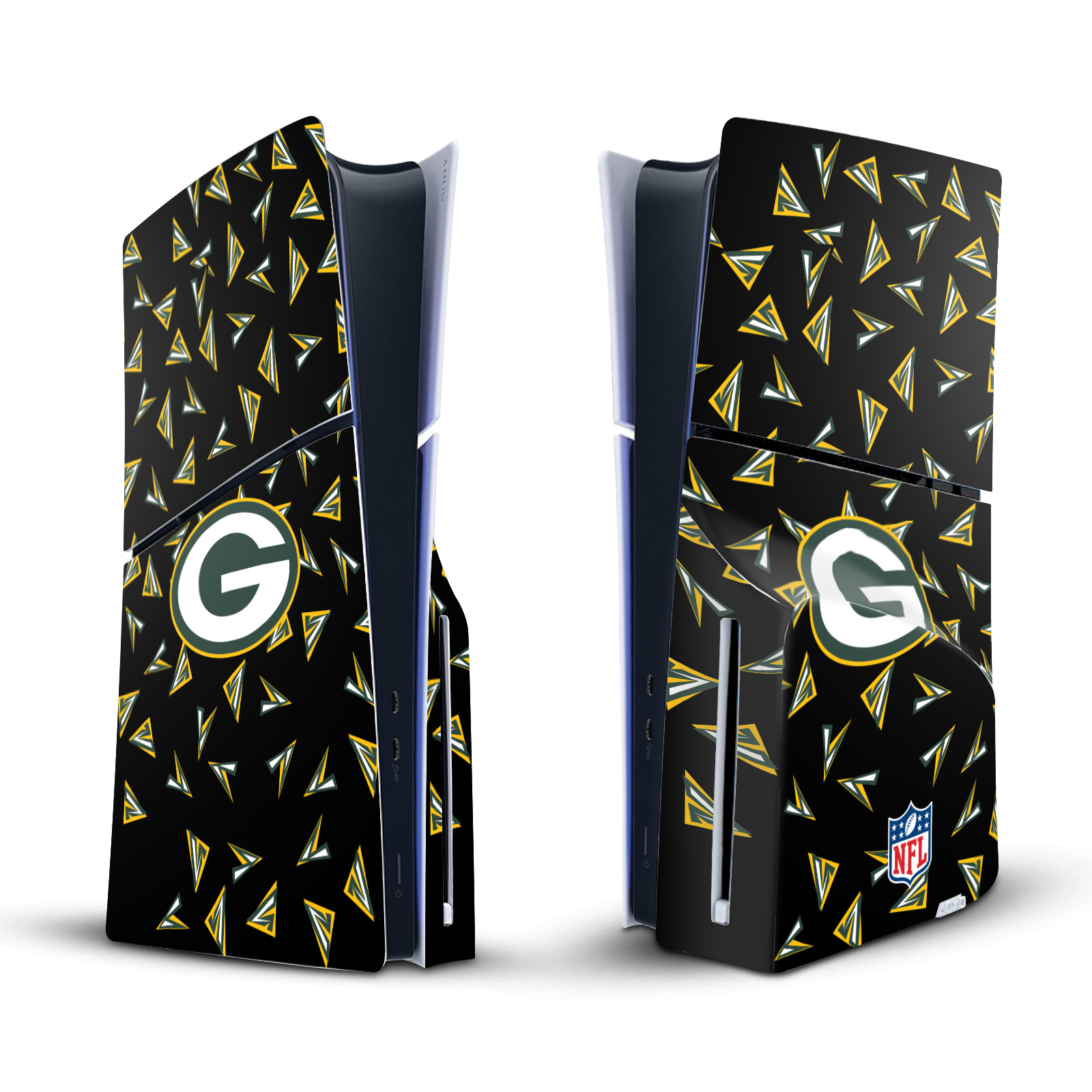 NFL GREEN BAY PACKERS VINYL SKIN DECAL FOR SONY PS5 SLIM DISC EDITION CONSOLE