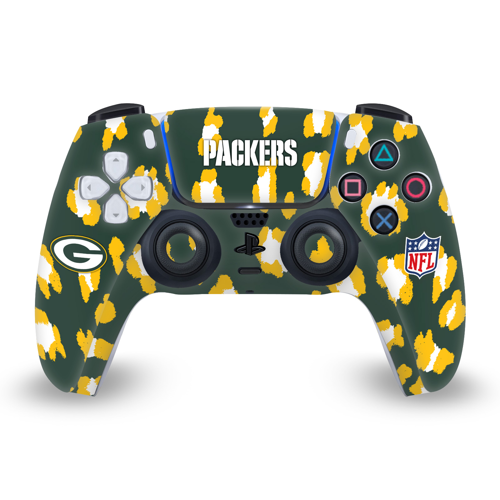 OFFICIAL NFL GREEN BAY PACKERS VINYL SKIN FOR PS5 SONY DUALSENSE CONTROLLER