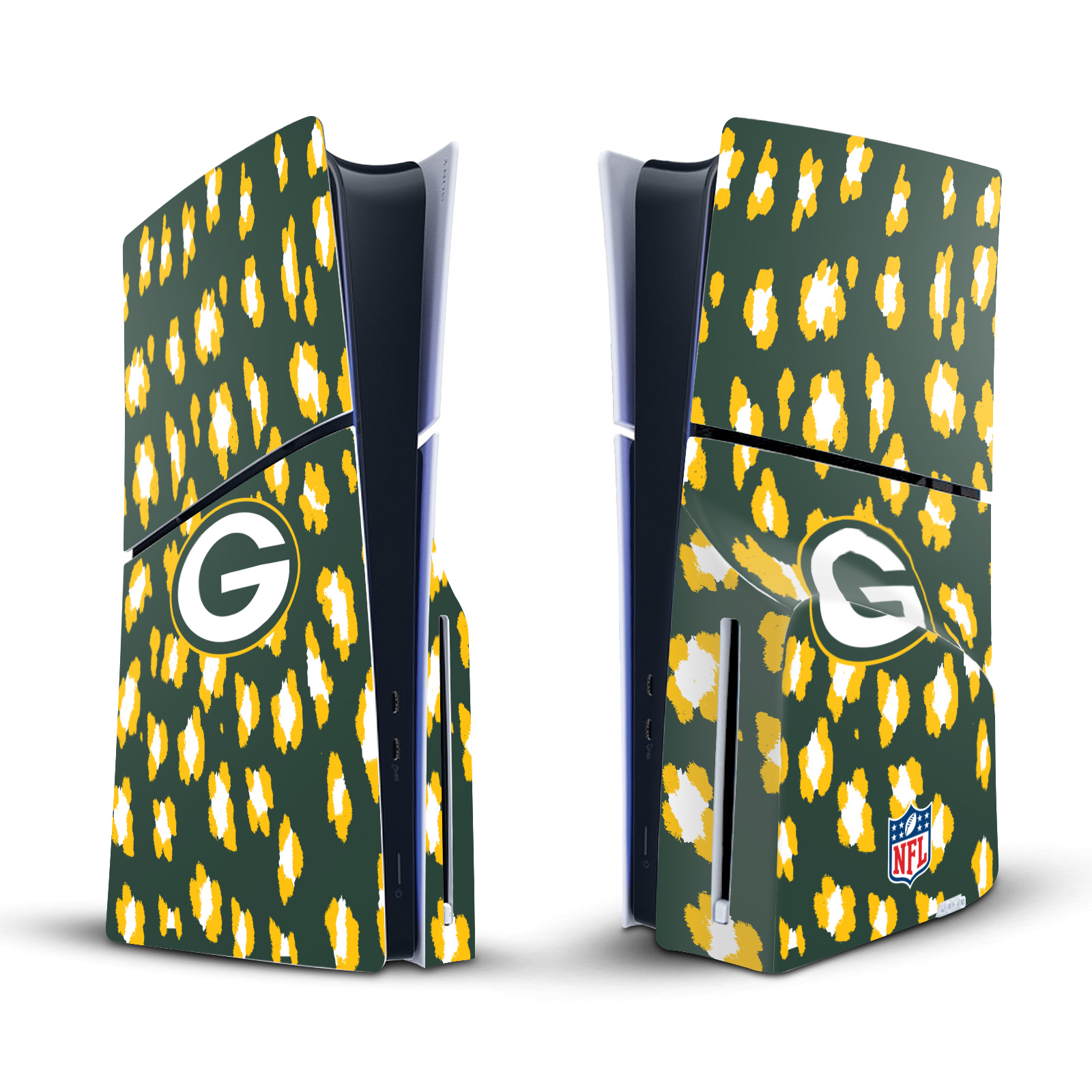 NFL GREEN BAY PACKERS VINYL SKIN DECAL FOR SONY PS5 SLIM DISC EDITION CONSOLE