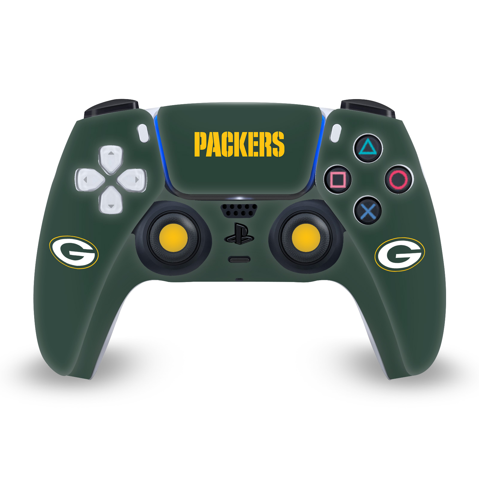 OFFICIAL NFL GREEN BAY PACKERS VINYL SKIN FOR PS5 SONY DUALSENSE CONTROLLER