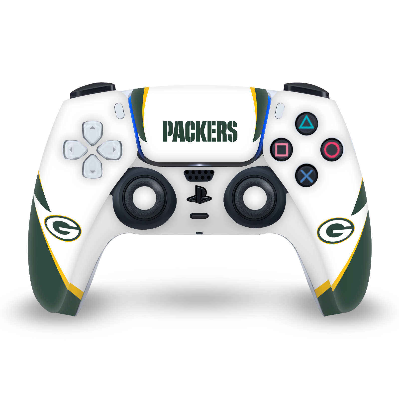 OFFICIAL NFL GREEN BAY PACKERS VINYL SKIN FOR PS5 SONY DUALSENSE CONTROLLER