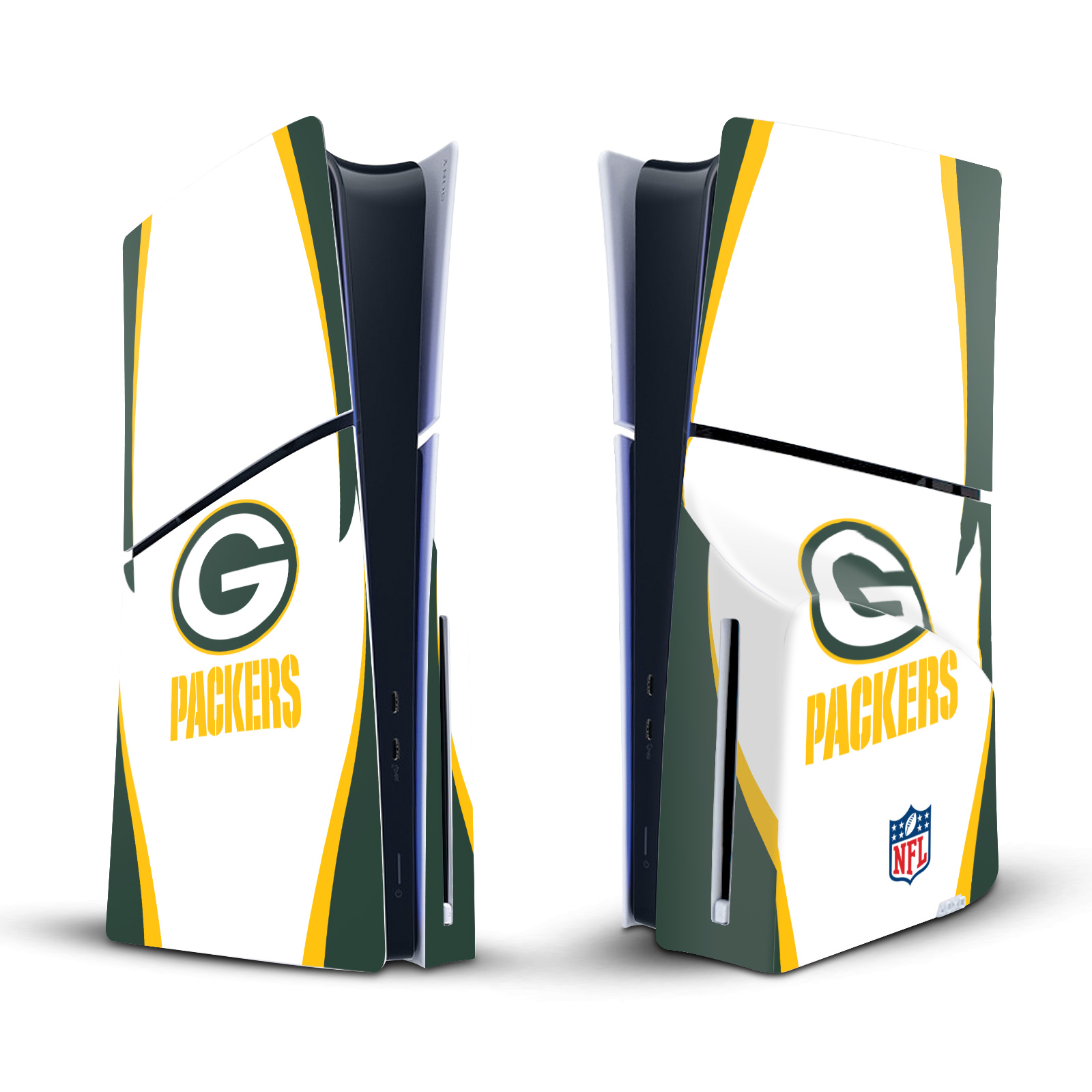 NFL GREEN BAY PACKERS VINYL SKIN DECAL FOR SONY PS5 SLIM DISC EDITION CONSOLE