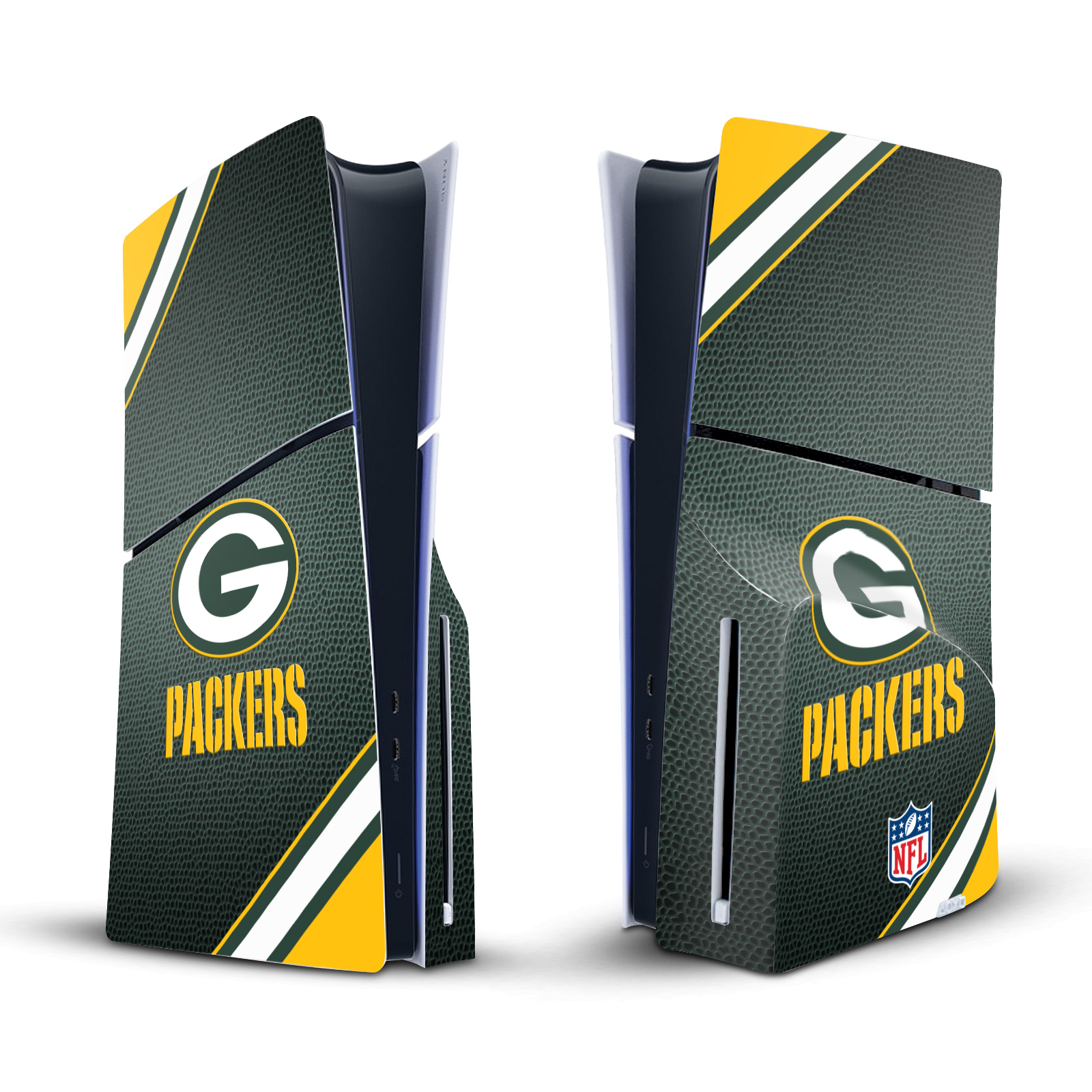 NFL GREEN BAY PACKERS VINYL SKIN DECAL FOR SONY PS5 SLIM DISC EDITION CONSOLE