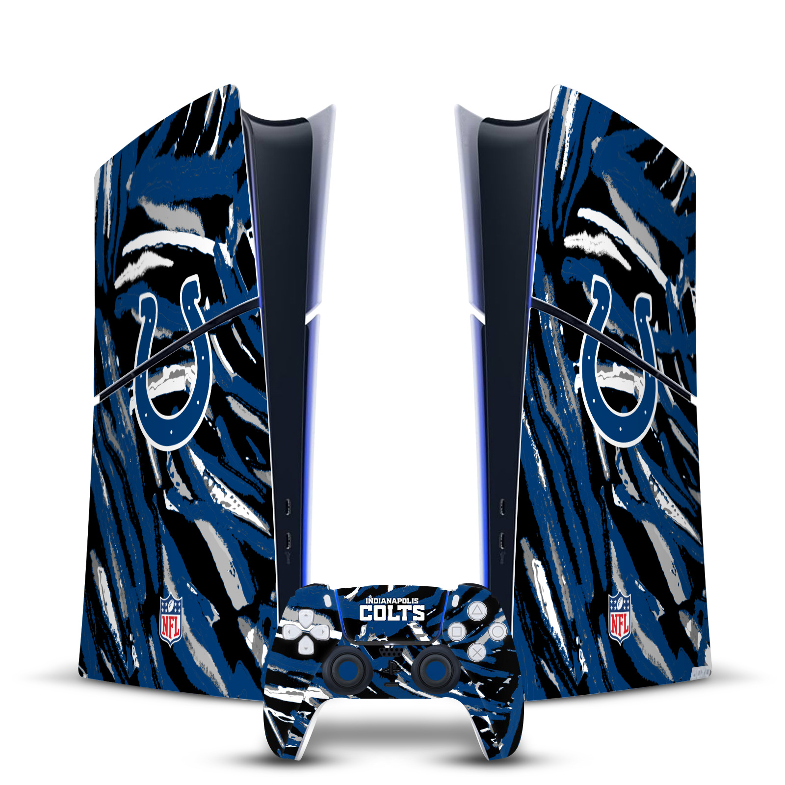 NFL INDIANAPOLIS COLTS VINYL SKIN FOR PS5 SLIM DIGITAL CONSOLE & CONTROLLER