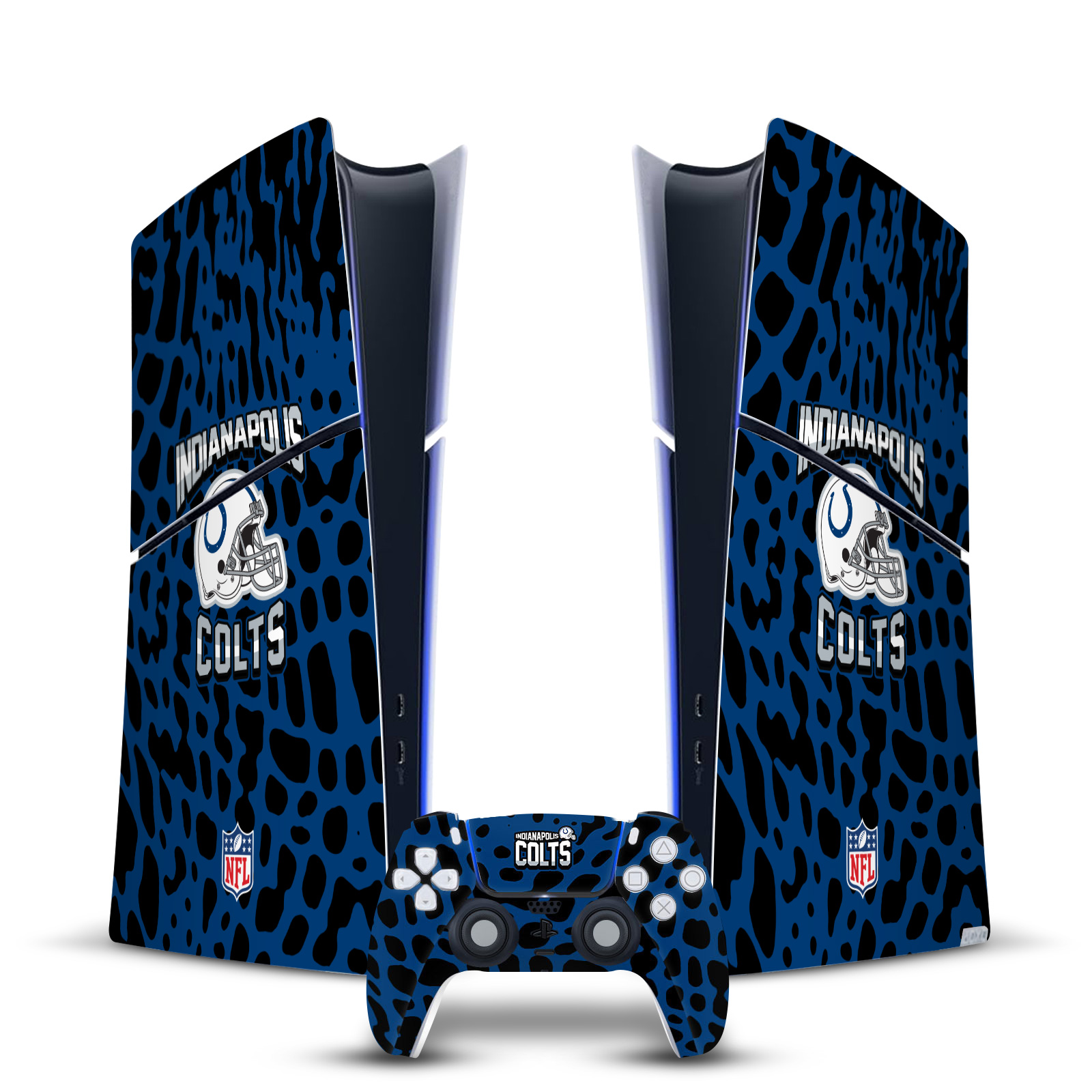 NFL INDIANAPOLIS COLTS VINYL SKIN FOR PS5 SLIM DIGITAL CONSOLE & CONTROLLER