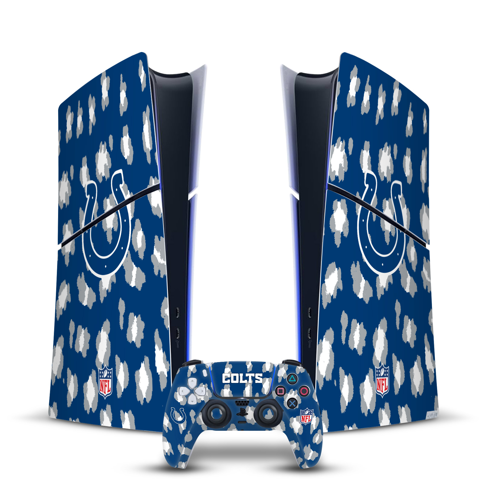 NFL INDIANAPOLIS COLTS VINYL SKIN FOR PS5 SLIM DIGITAL CONSOLE & CONTROLLER