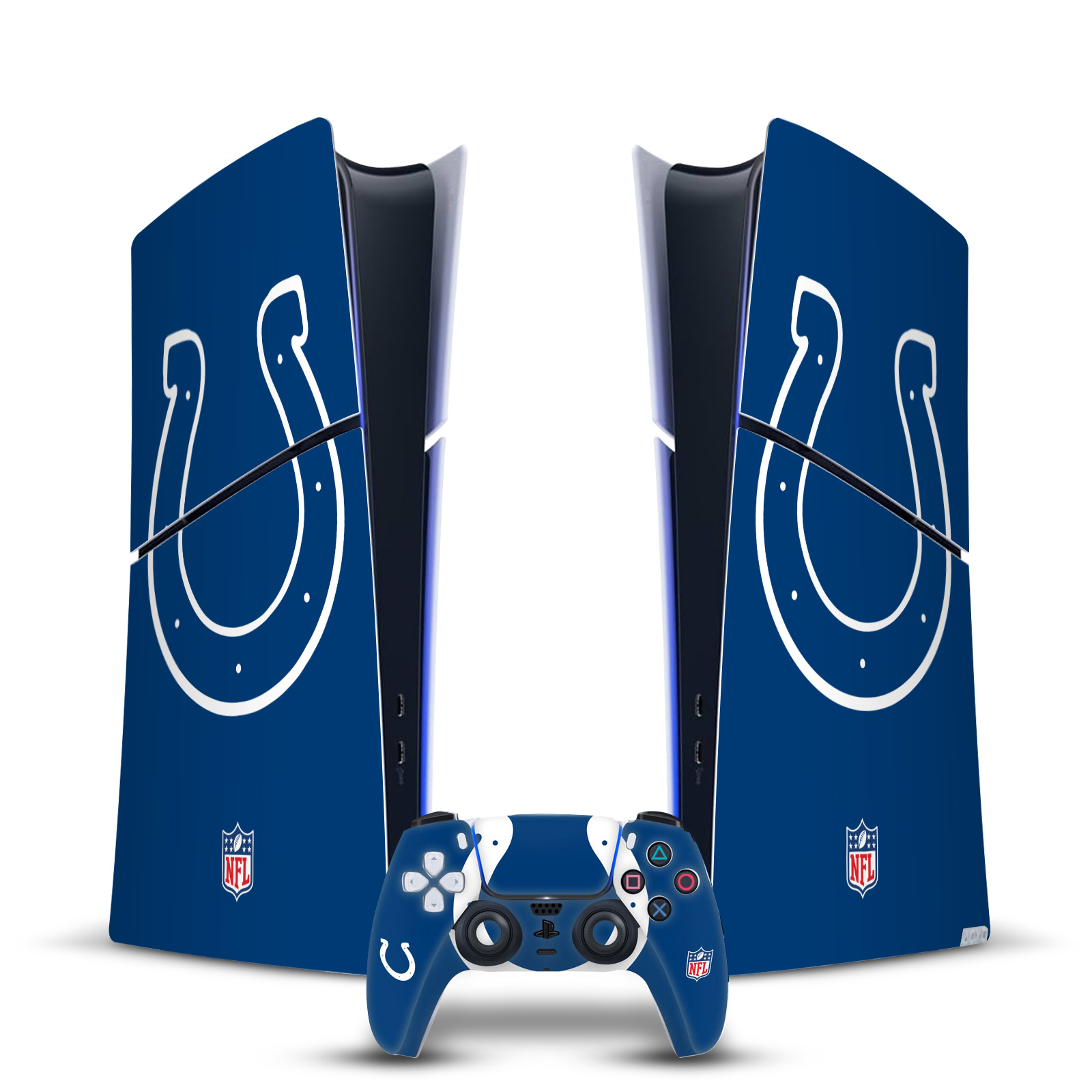 NFL INDIANAPOLIS COLTS VINYL SKIN FOR PS5 SLIM DIGITAL CONSOLE & CONTROLLER