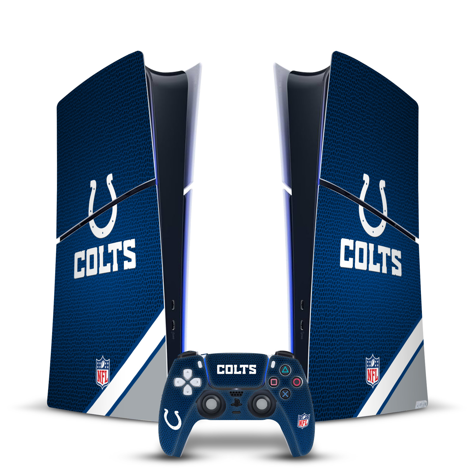 NFL INDIANAPOLIS COLTS VINYL SKIN FOR PS5 SLIM DIGITAL CONSOLE & CONTROLLER