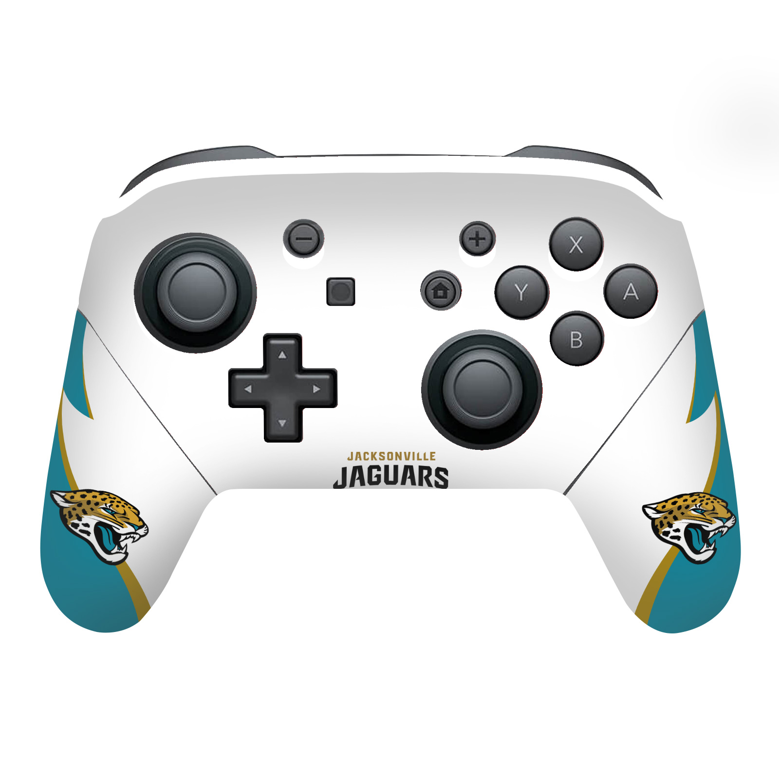 OFFICIAL NFL JACKSONVILLE JAGUARS VINYL SKIN FOR NINTENDO SWITCH PRO