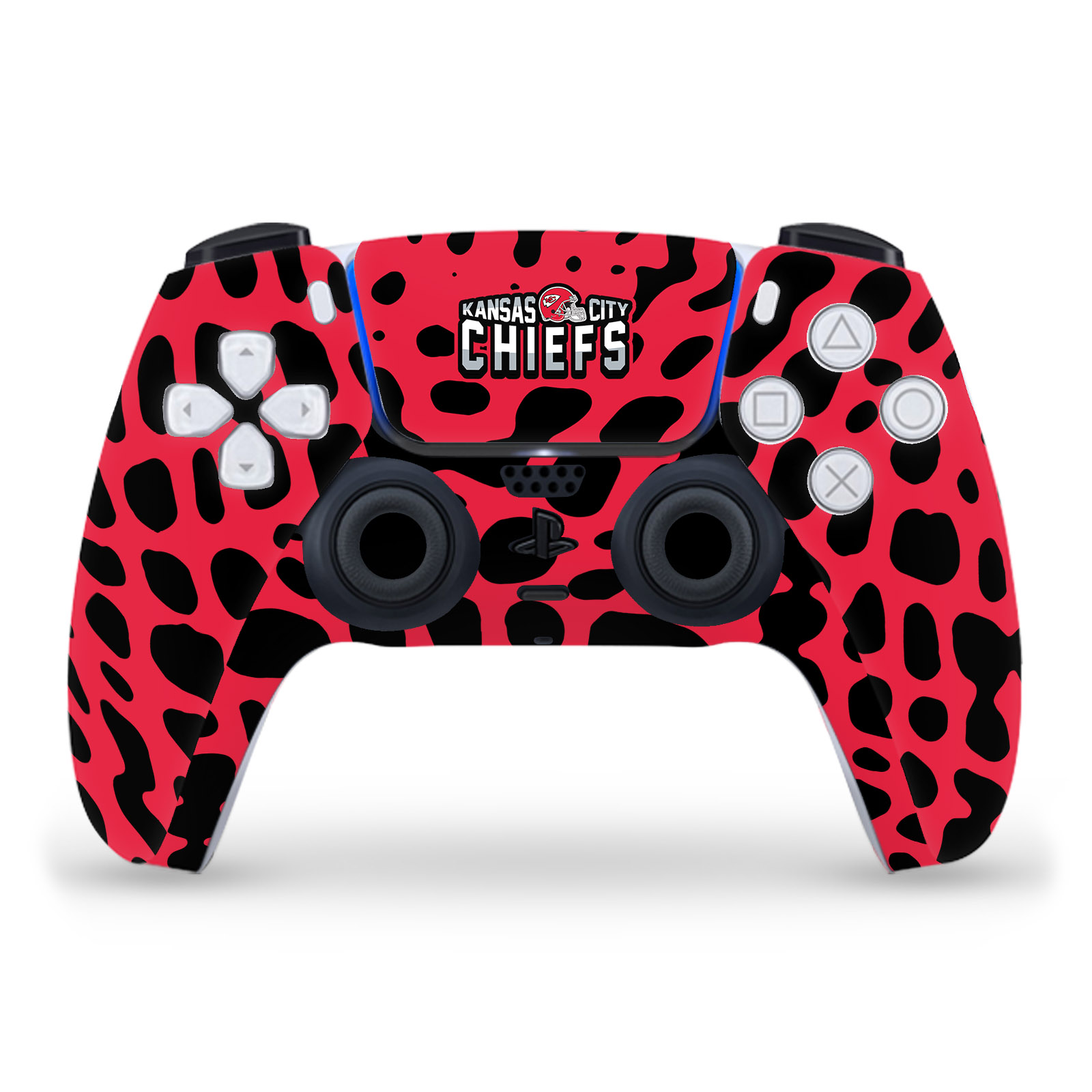 OFFICIAL NFL KANSAS CITY CHIEFS VINYL SKIN FOR PS5 SONY DUALSENSE CONTROLLER