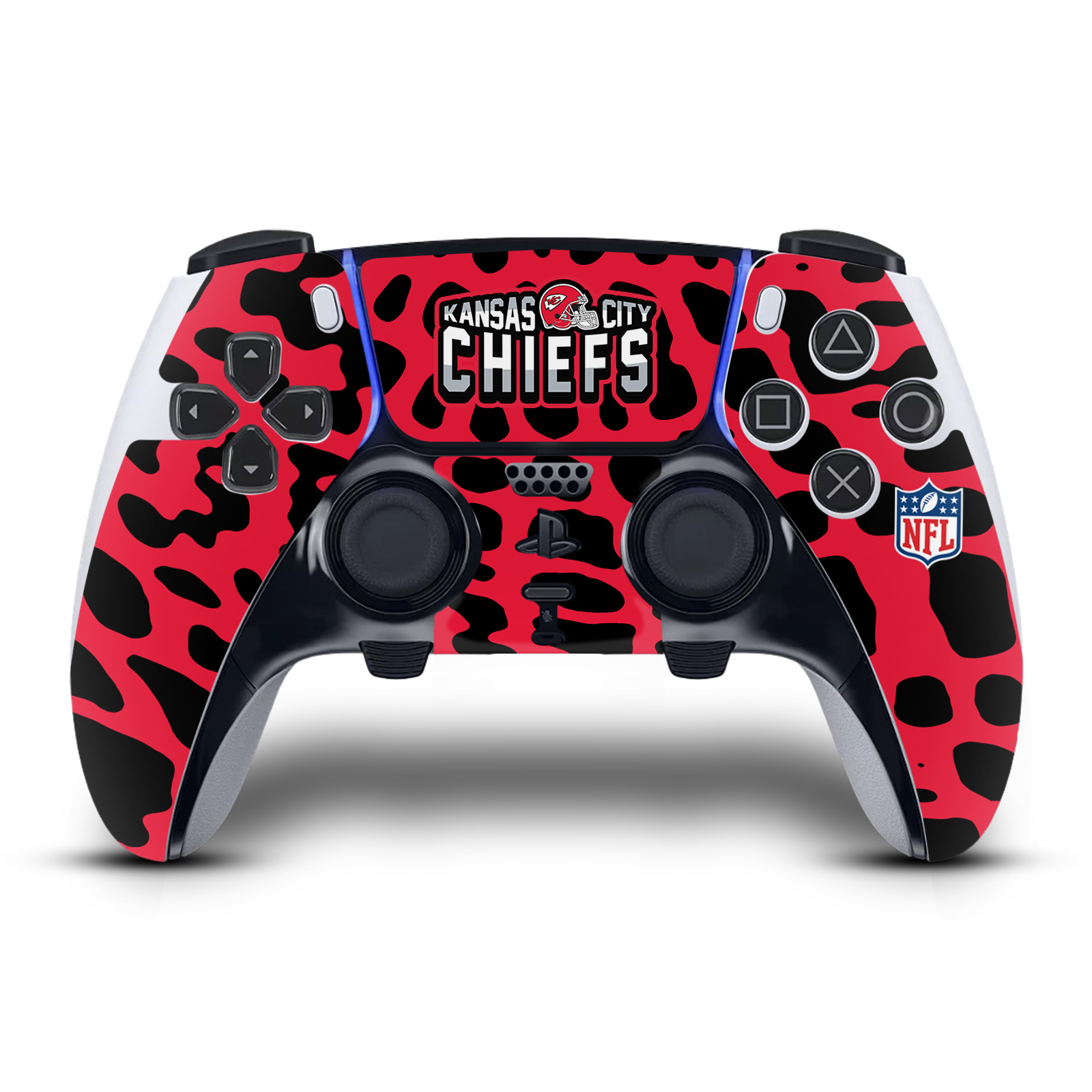 NFL KANSAS CITY CHIEFS VINYL SKIN DECAL FOR SONY PS5 DUALSENSE EDGE CONTROLLER