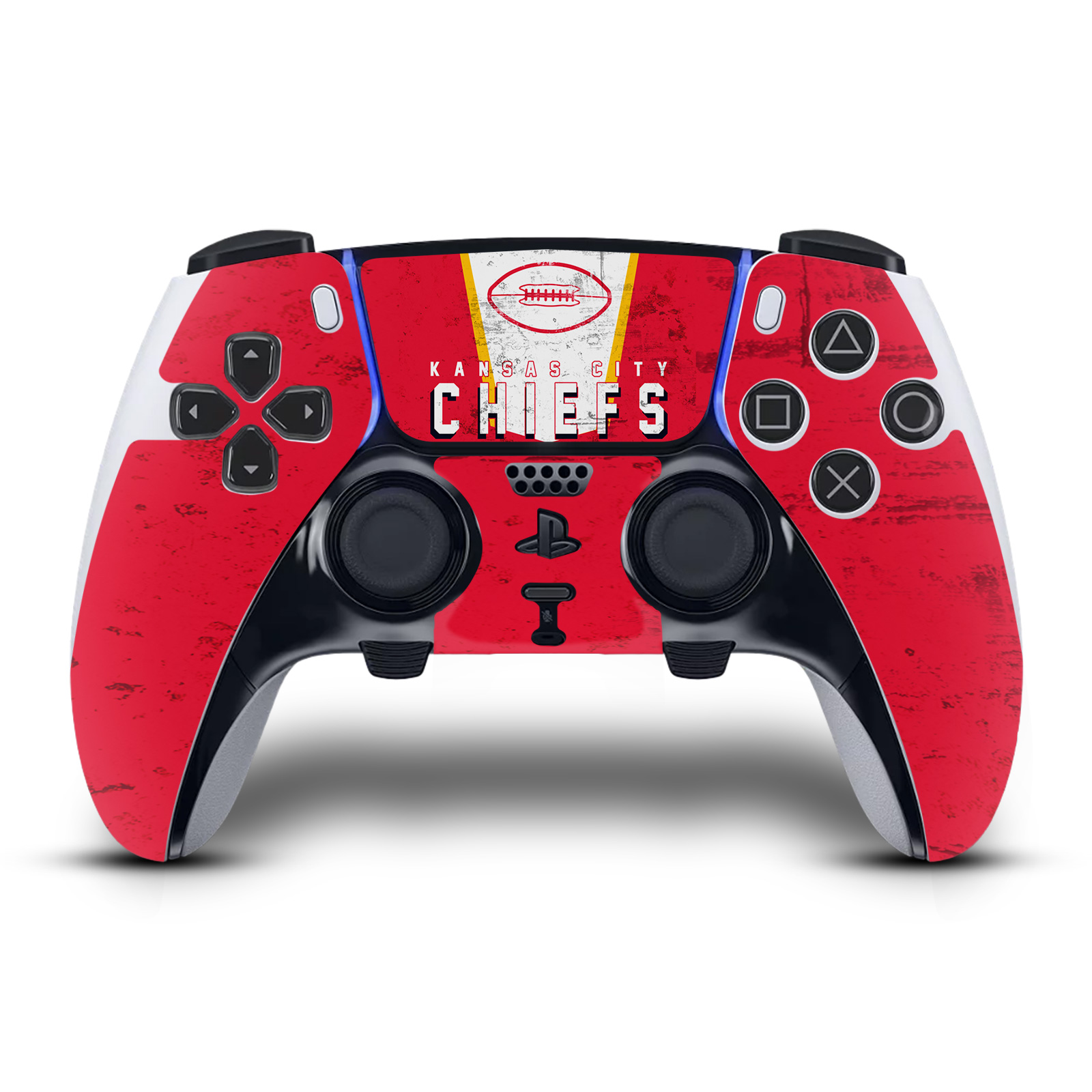 NFL KANSAS CITY CHIEFS VINYL SKIN DECAL FOR SONY PS5 DUALSENSE EDGE CONTROLLER