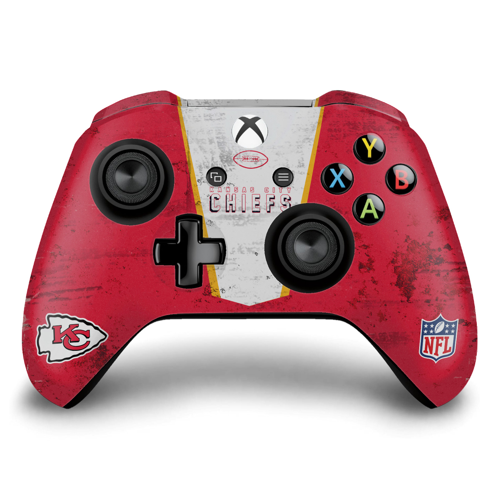 OFFICIAL NFL KANSAS CITY CHIEFS VINYL SKIN DECAL FOR XBOX ONE S / X CONTROLLER