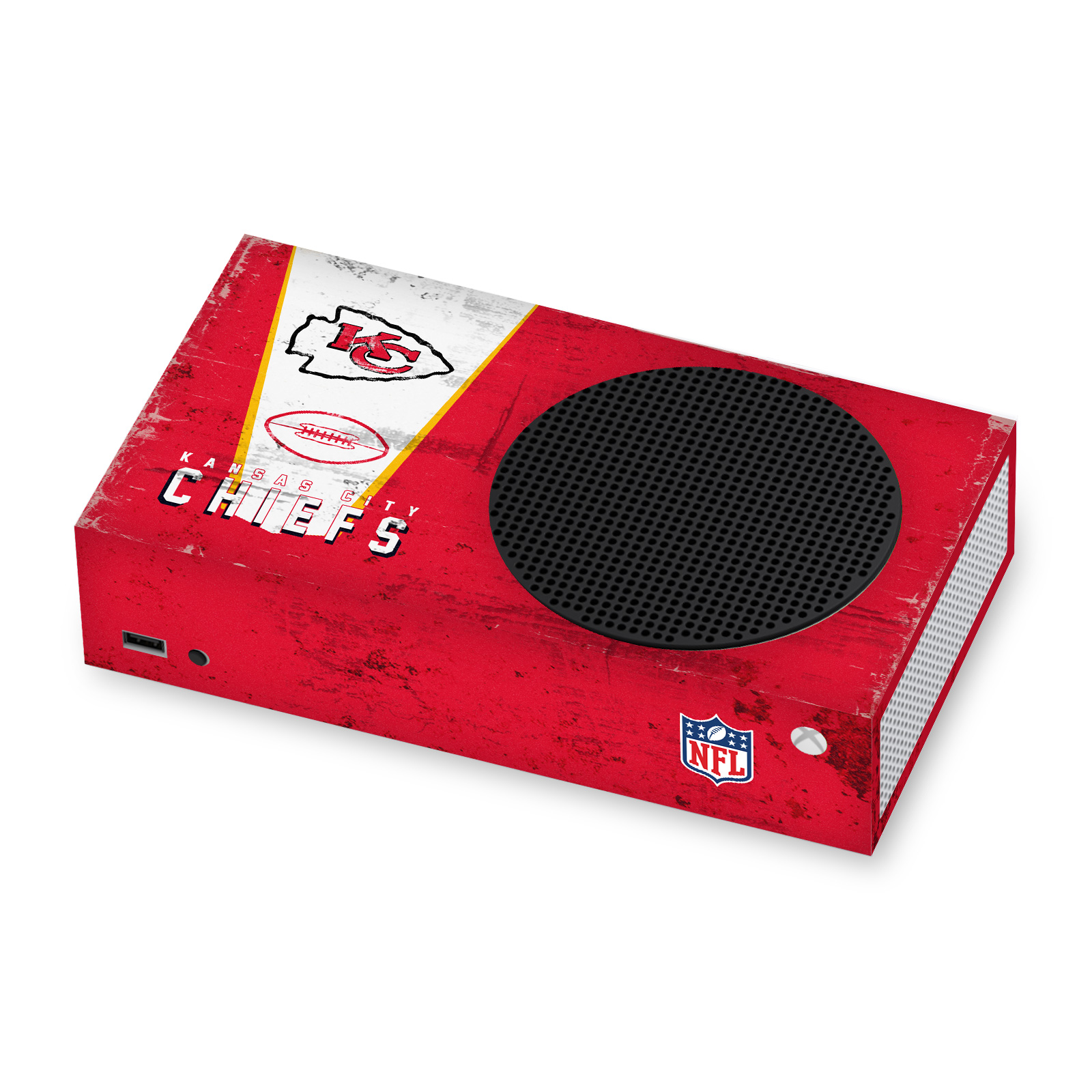 OFFICIAL NFL KANSAS CITY CHIEFS VINYL SKIN DECAL FOR XBOX SERIES S CONSOLE