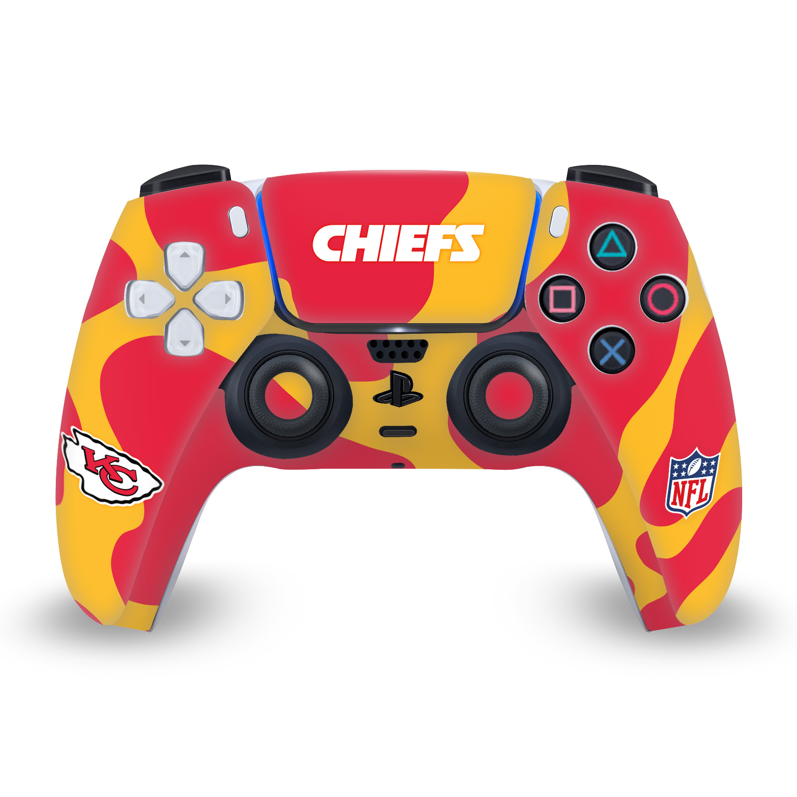 OFFICIAL NFL KANSAS CITY CHIEFS VINYL SKIN FOR PS5 SONY DUALSENSE CONTROLLER