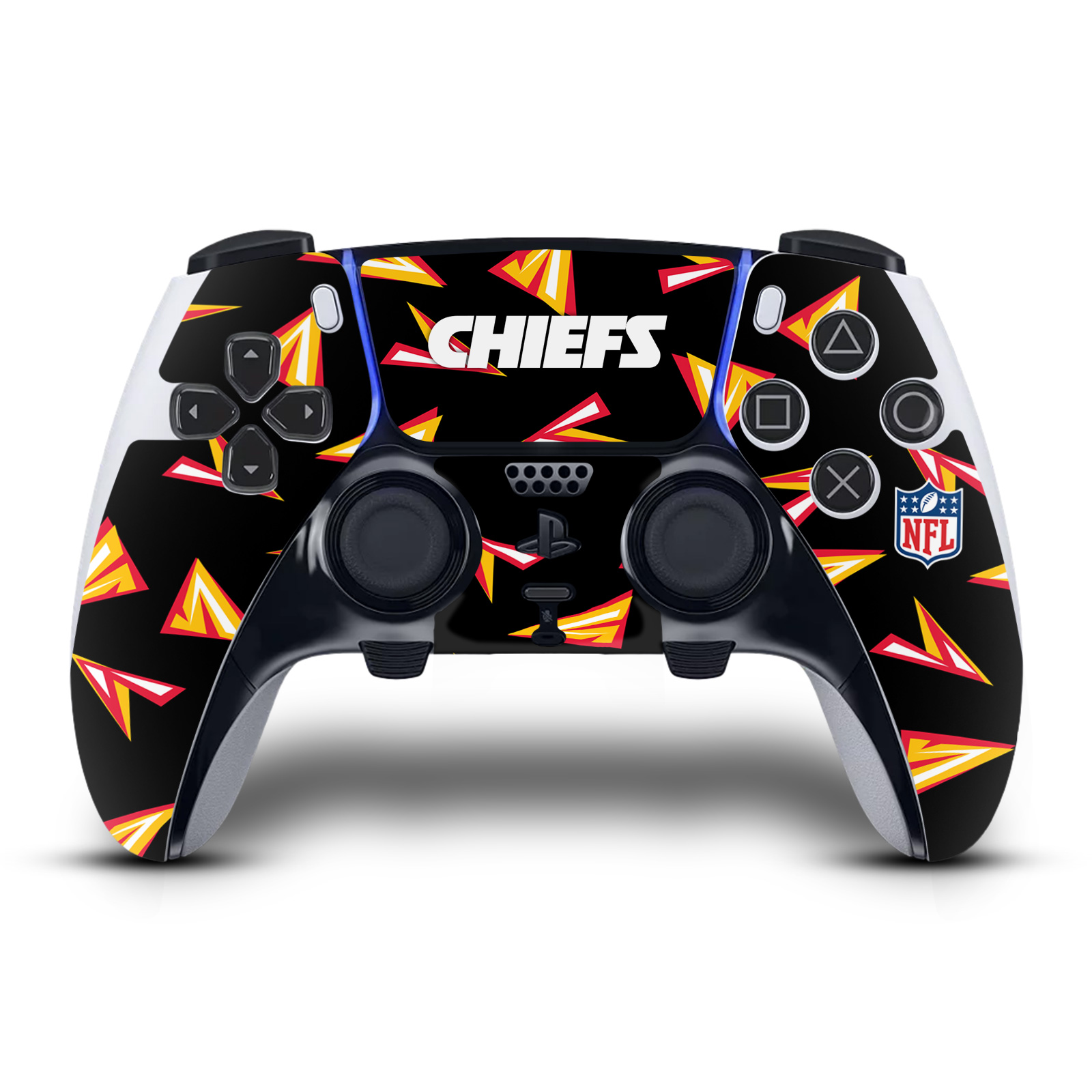 NFL KANSAS CITY CHIEFS VINYL SKIN DECAL FOR SONY PS5 DUALSENSE EDGE CONTROLLER