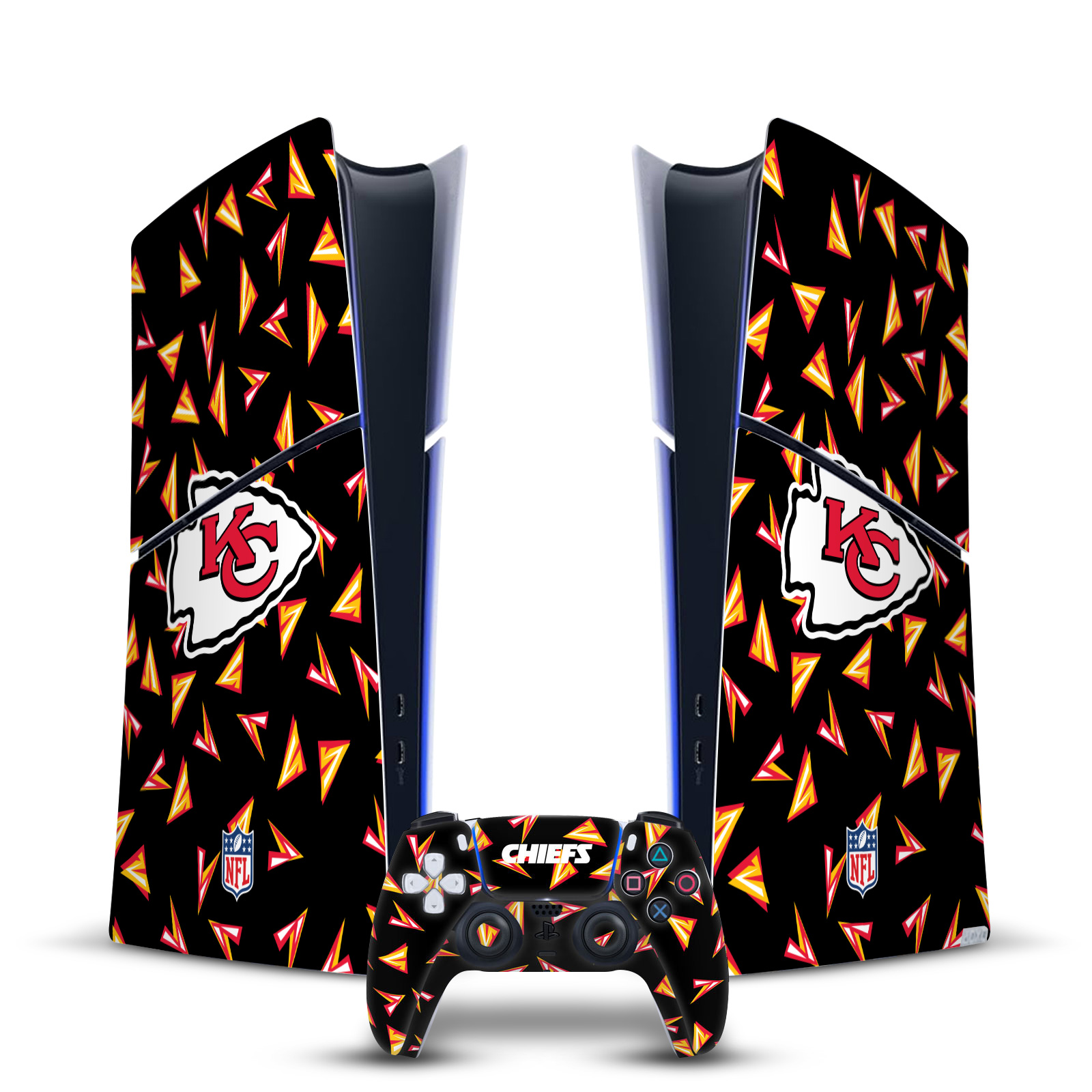 NFL KANSAS CITY CHIEFS VINYL SKIN FOR PS5 SLIM DIGITAL CONSOLE & CONTROLLER