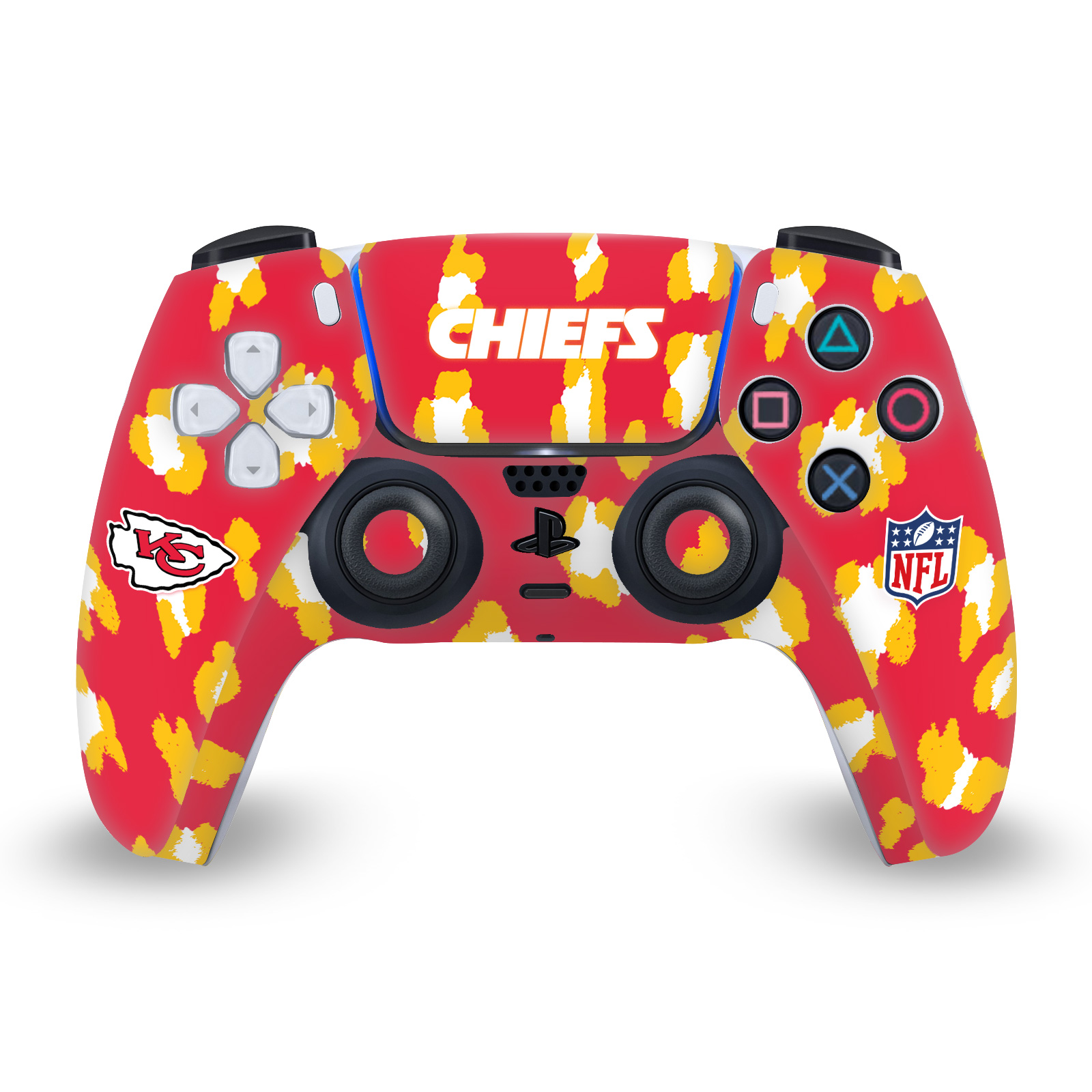 OFFICIAL NFL KANSAS CITY CHIEFS VINYL SKIN FOR PS5 SONY DUALSENSE CONTROLLER