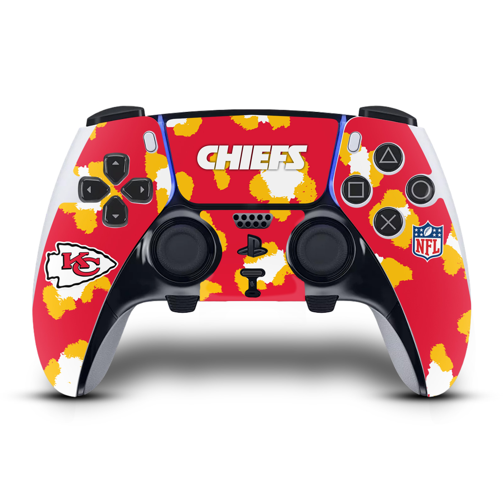 NFL KANSAS CITY CHIEFS VINYL SKIN DECAL FOR SONY PS5 DUALSENSE EDGE CONTROLLER