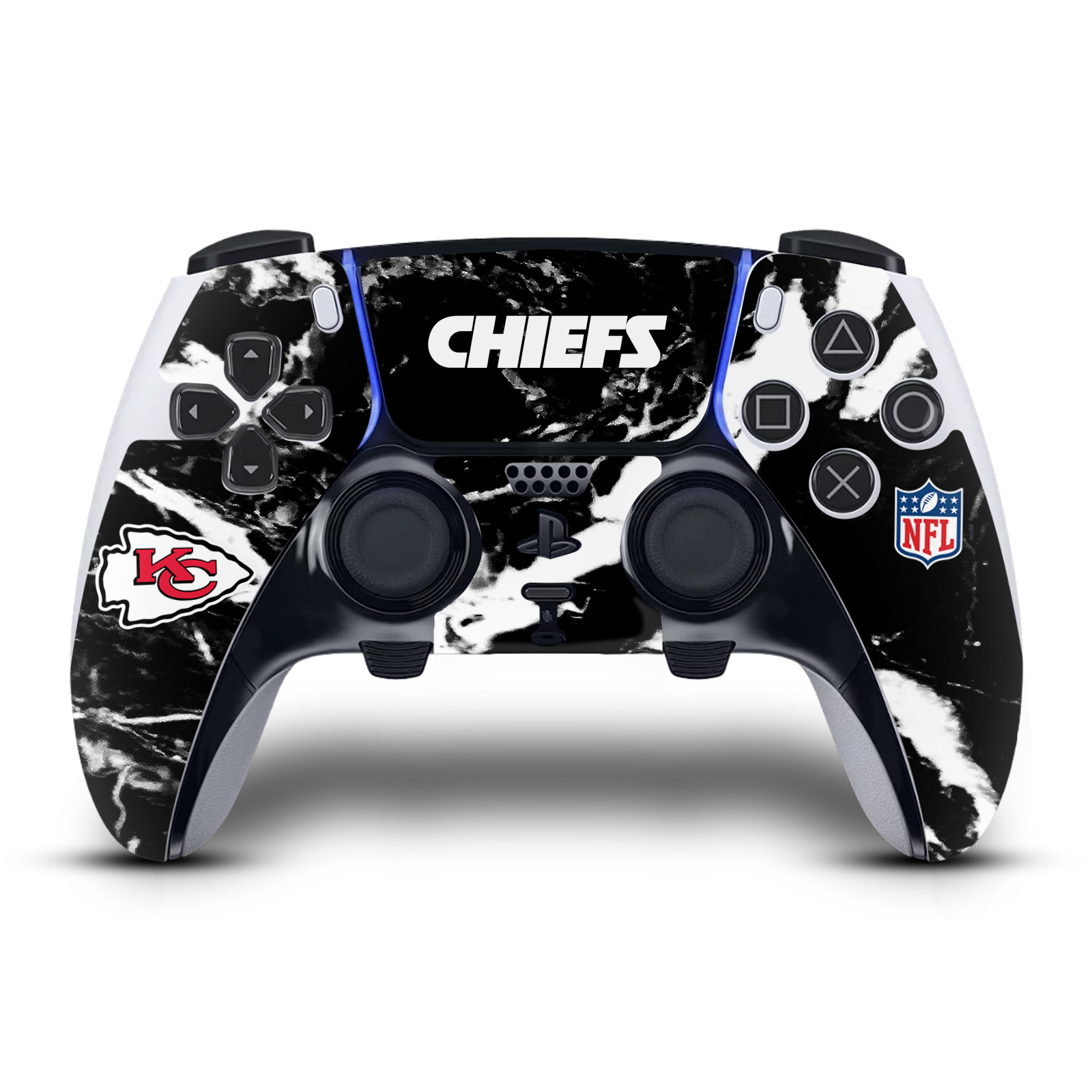 NFL KANSAS CITY CHIEFS VINYL SKIN DECAL FOR SONY PS5 DUALSENSE EDGE CONTROLLER