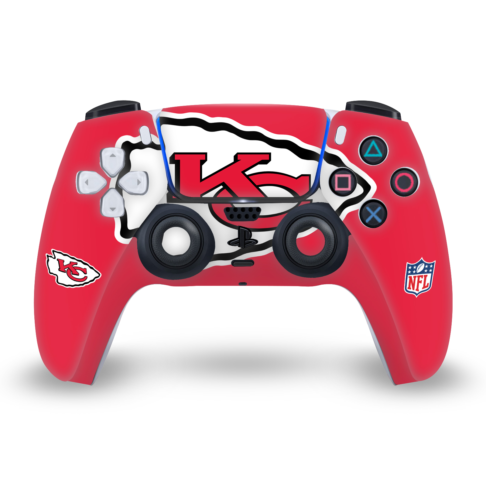 OFFICIAL NFL KANSAS CITY CHIEFS VINYL SKIN FOR PS5 SONY DUALSENSE CONTROLLER