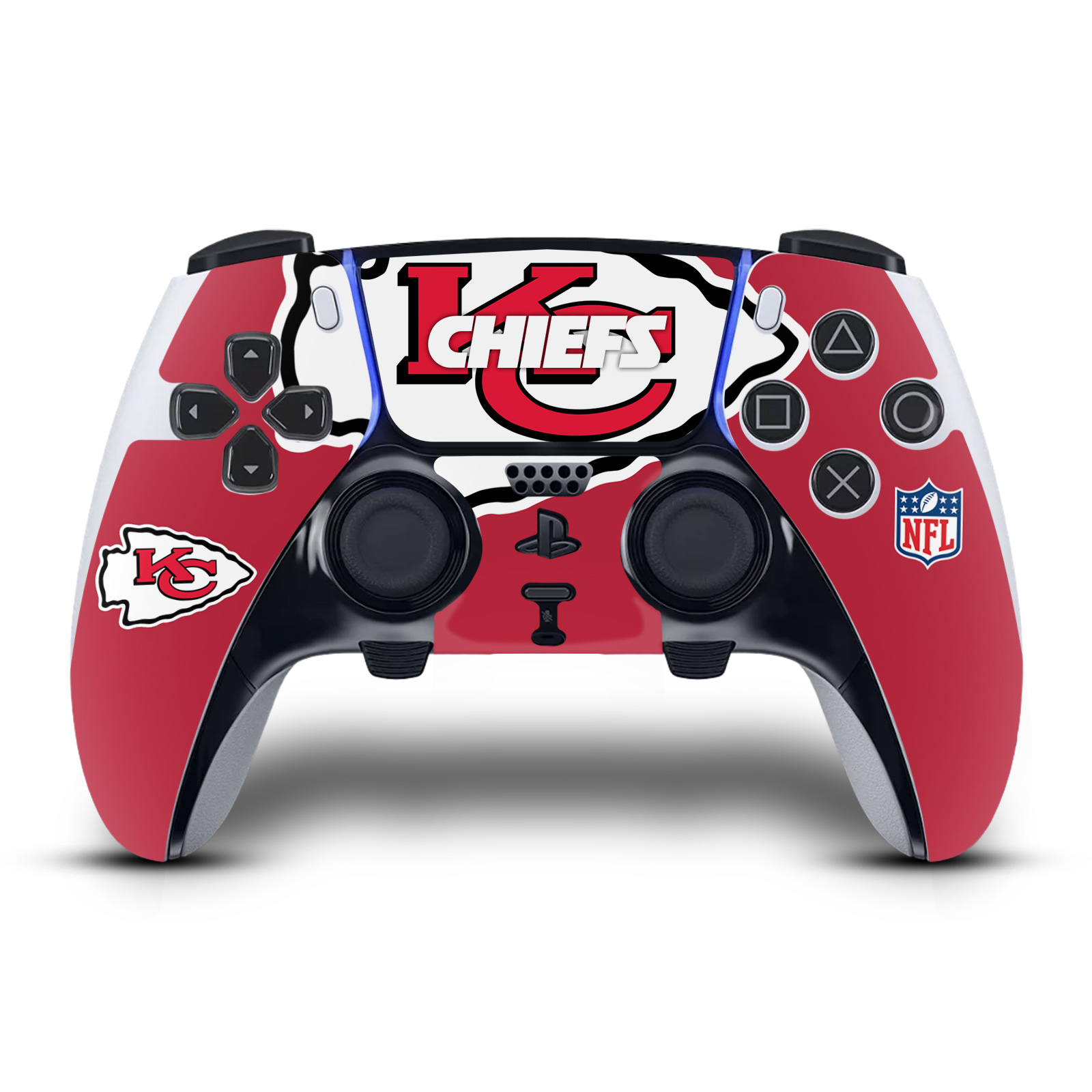 NFL KANSAS CITY CHIEFS VINYL SKIN DECAL FOR SONY PS5 DUALSENSE EDGE CONTROLLER