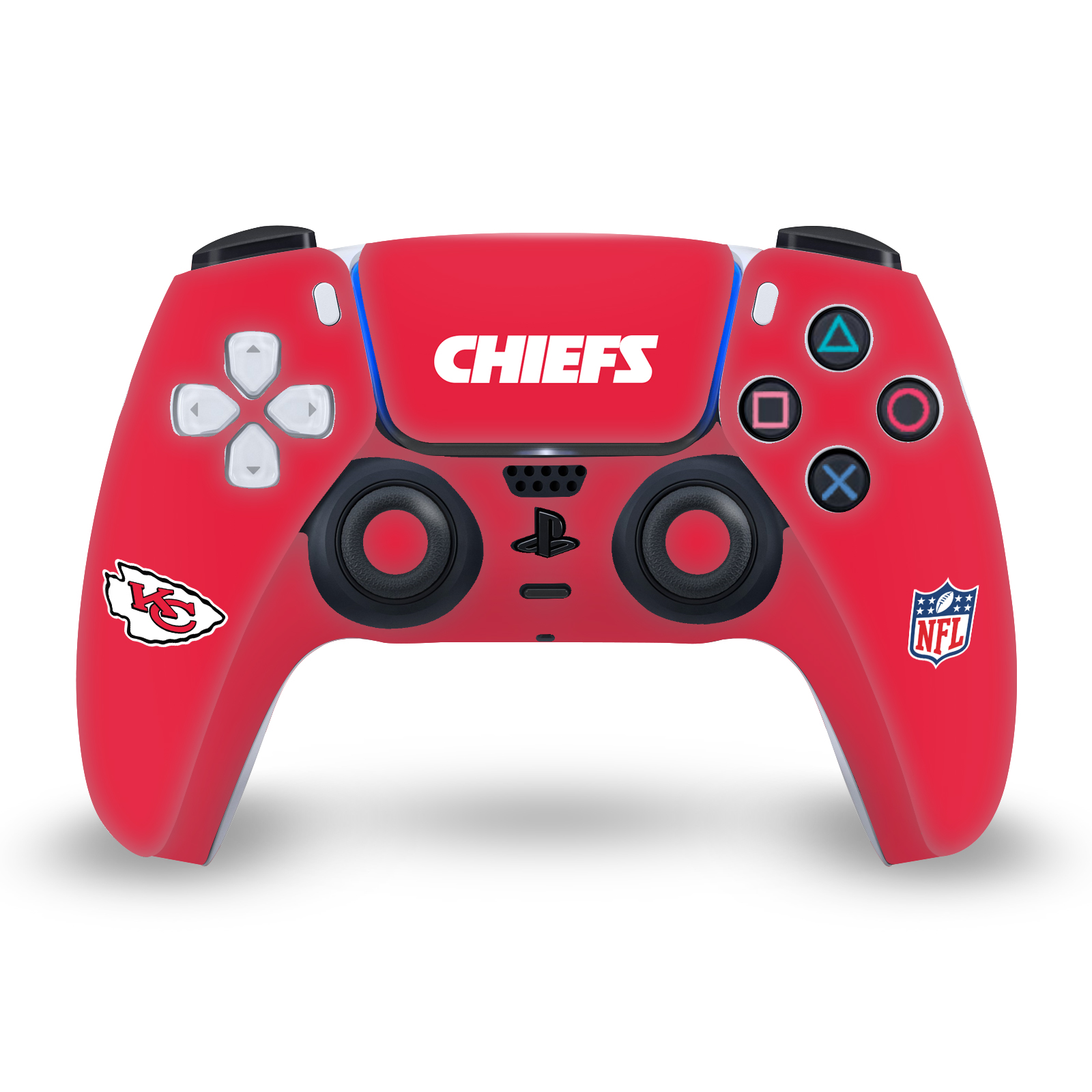 OFFICIAL NFL KANSAS CITY CHIEFS VINYL SKIN FOR PS5 SONY DUALSENSE CONTROLLER