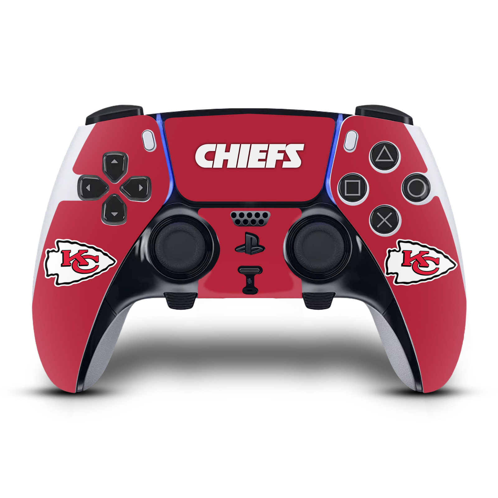 NFL KANSAS CITY CHIEFS VINYL SKIN DECAL FOR SONY PS5 DUALSENSE EDGE CONTROLLER