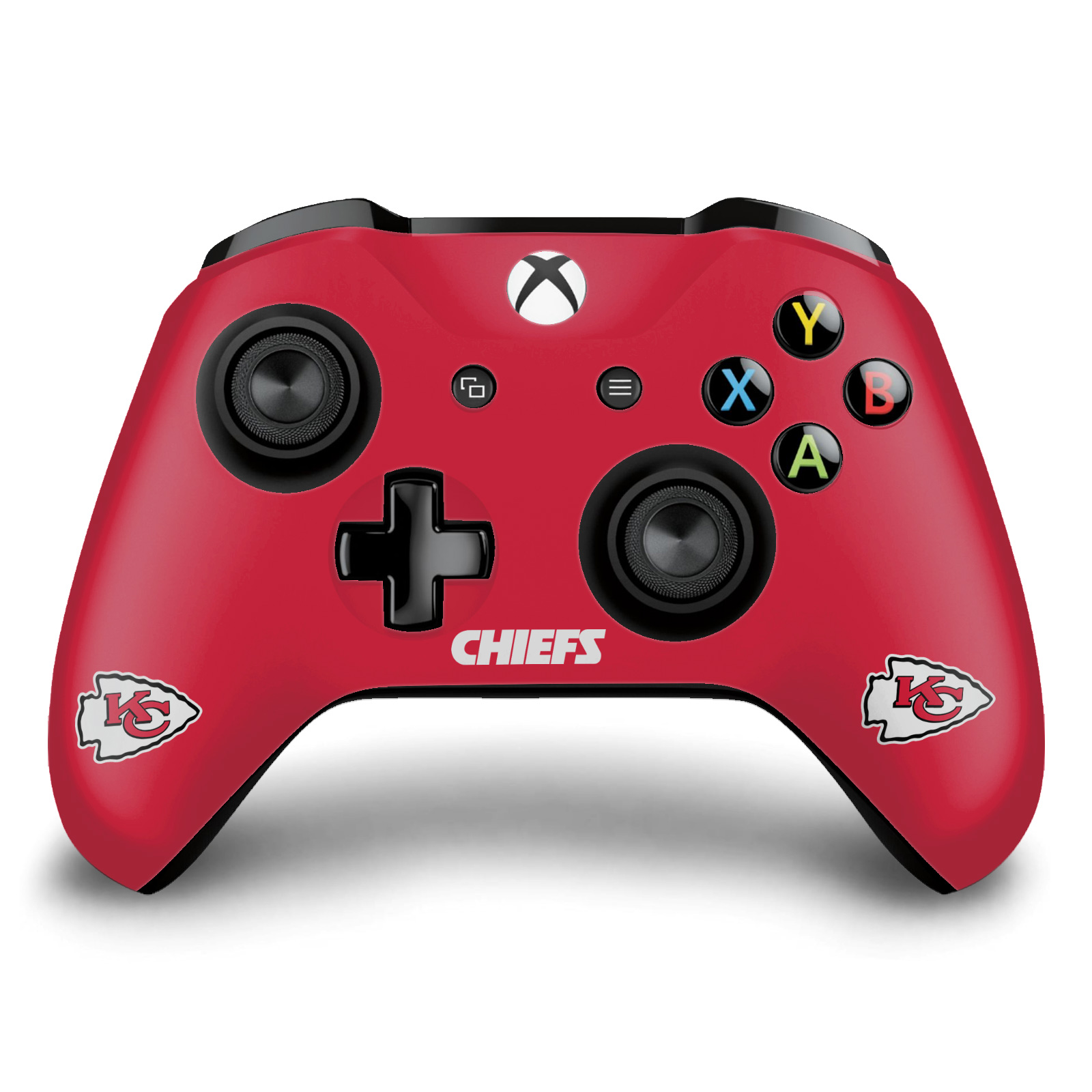 OFFICIAL NFL KANSAS CITY CHIEFS VINYL SKIN DECAL FOR XBOX ONE S / X CONTROLLER