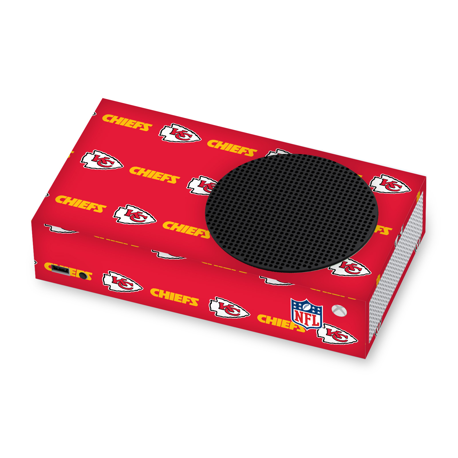 OFFICIAL NFL KANSAS CITY CHIEFS VINYL SKIN DECAL FOR XBOX SERIES S CONSOLE