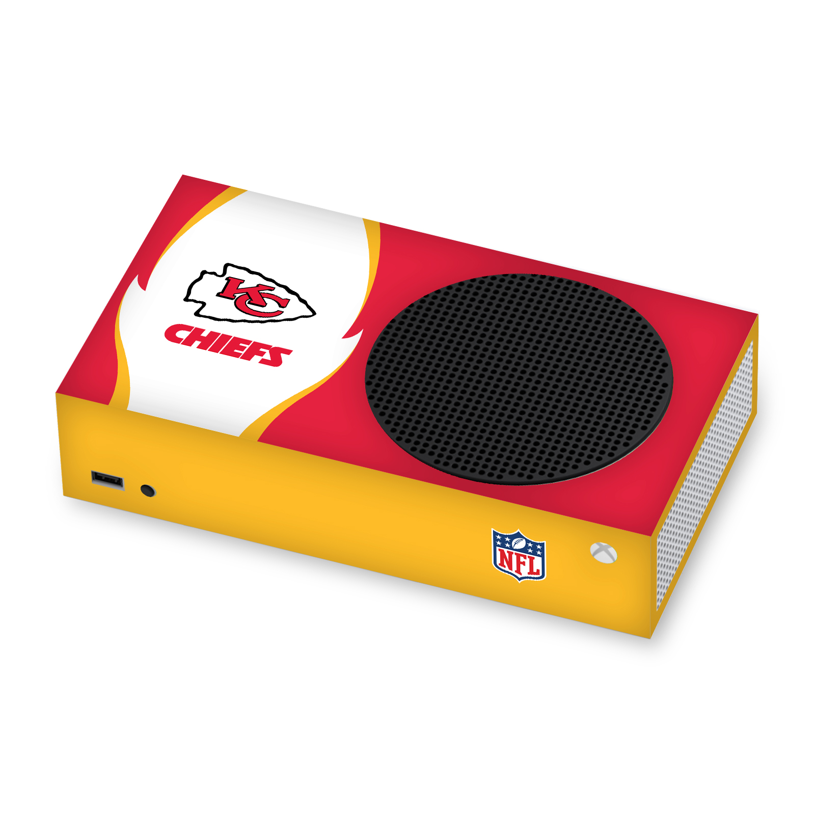 OFFICIAL NFL KANSAS CITY CHIEFS VINYL SKIN DECAL FOR XBOX SERIES S CONSOLE