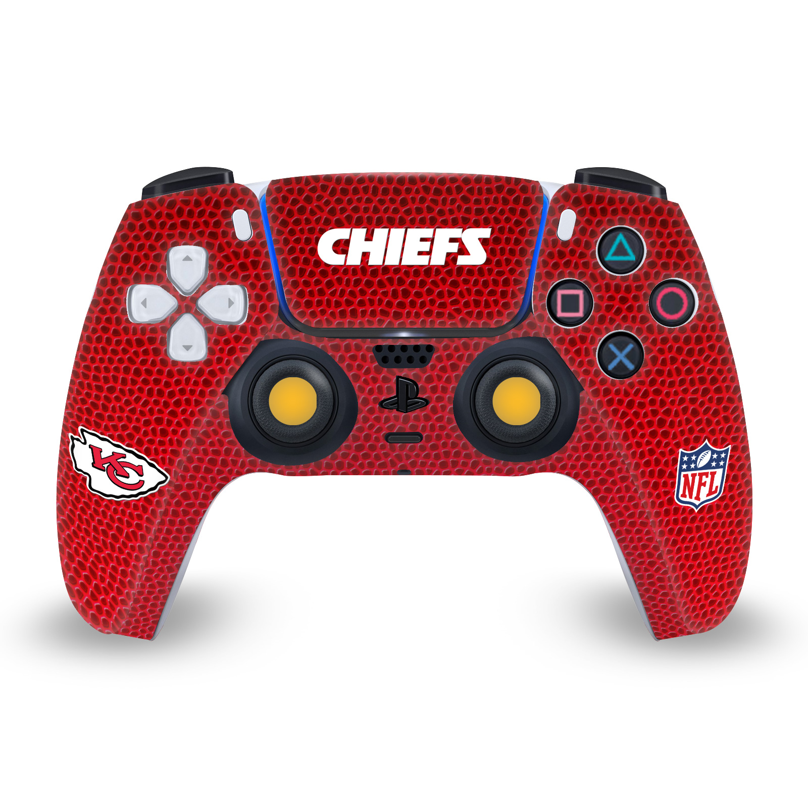 OFFICIAL NFL KANSAS CITY CHIEFS VINYL SKIN FOR PS5 SONY DUALSENSE CONTROLLER