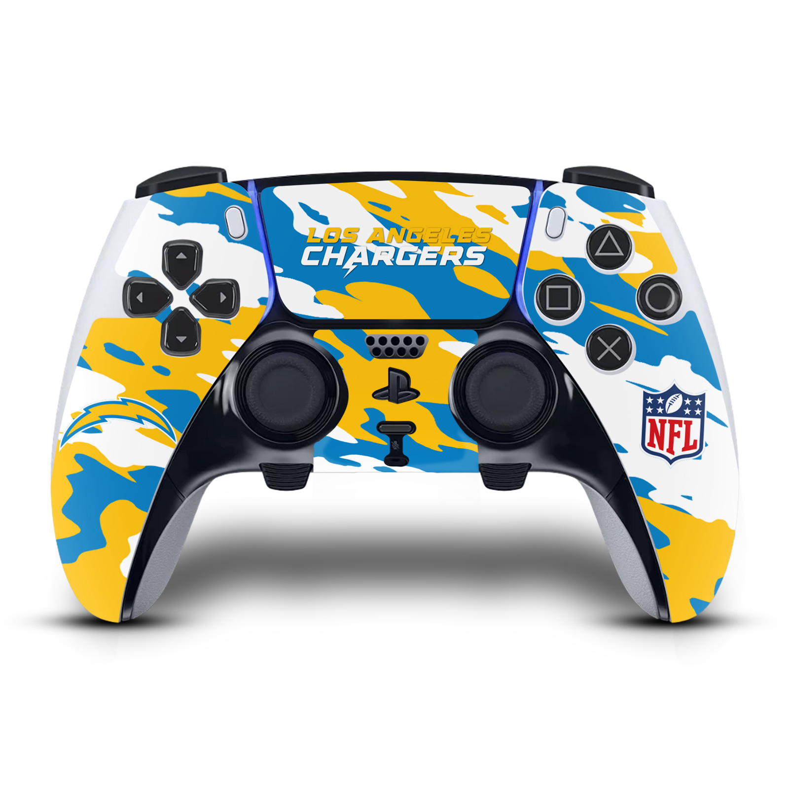 NFL LOS ANGELES CHARGERS VINYL SKIN DECAL FOR SONY PS5 DUALSENSE EDGE CONTROLLER